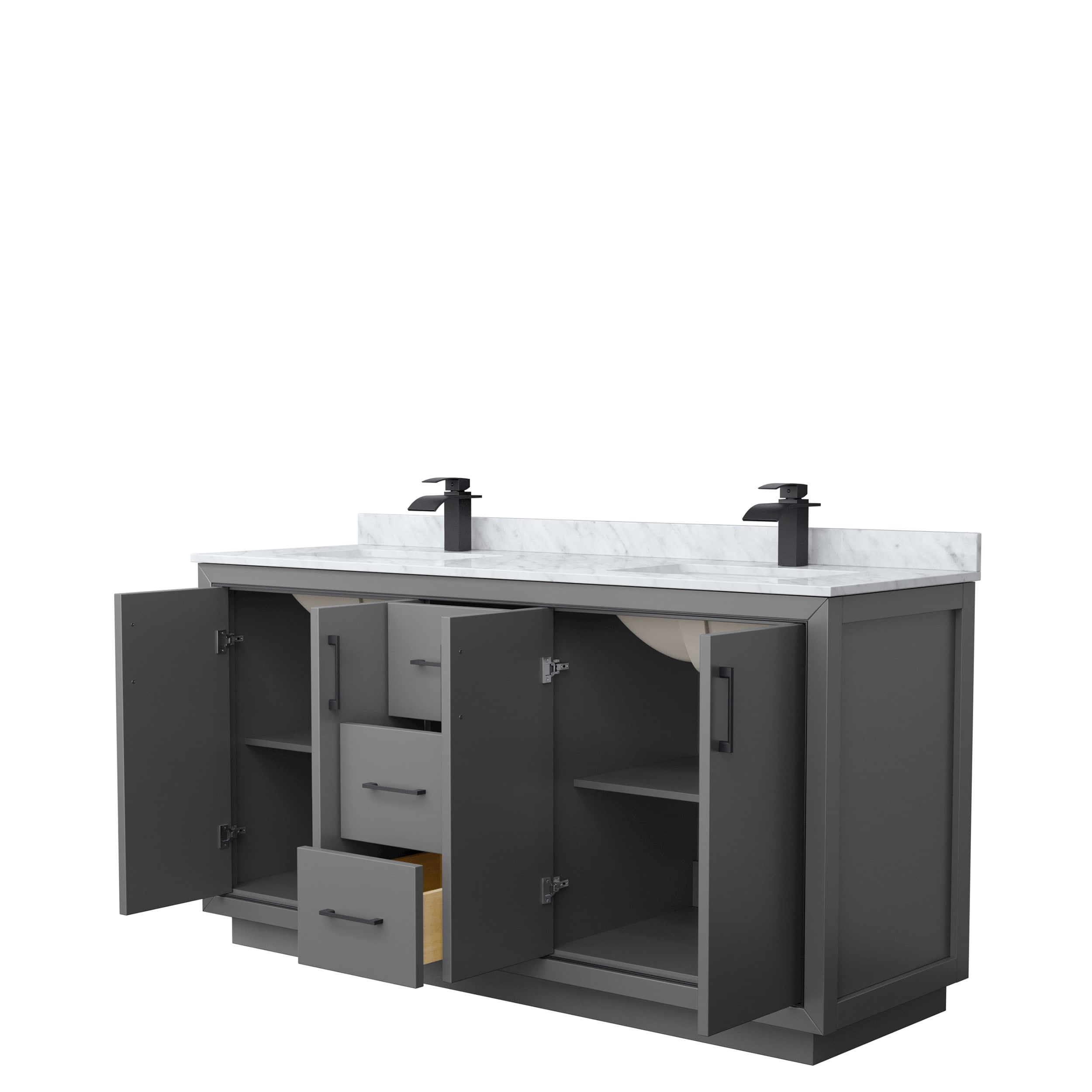 Wyndham Collection WCF111166DGBCMUNSMXX Bath-Vanity-Combo - View #2