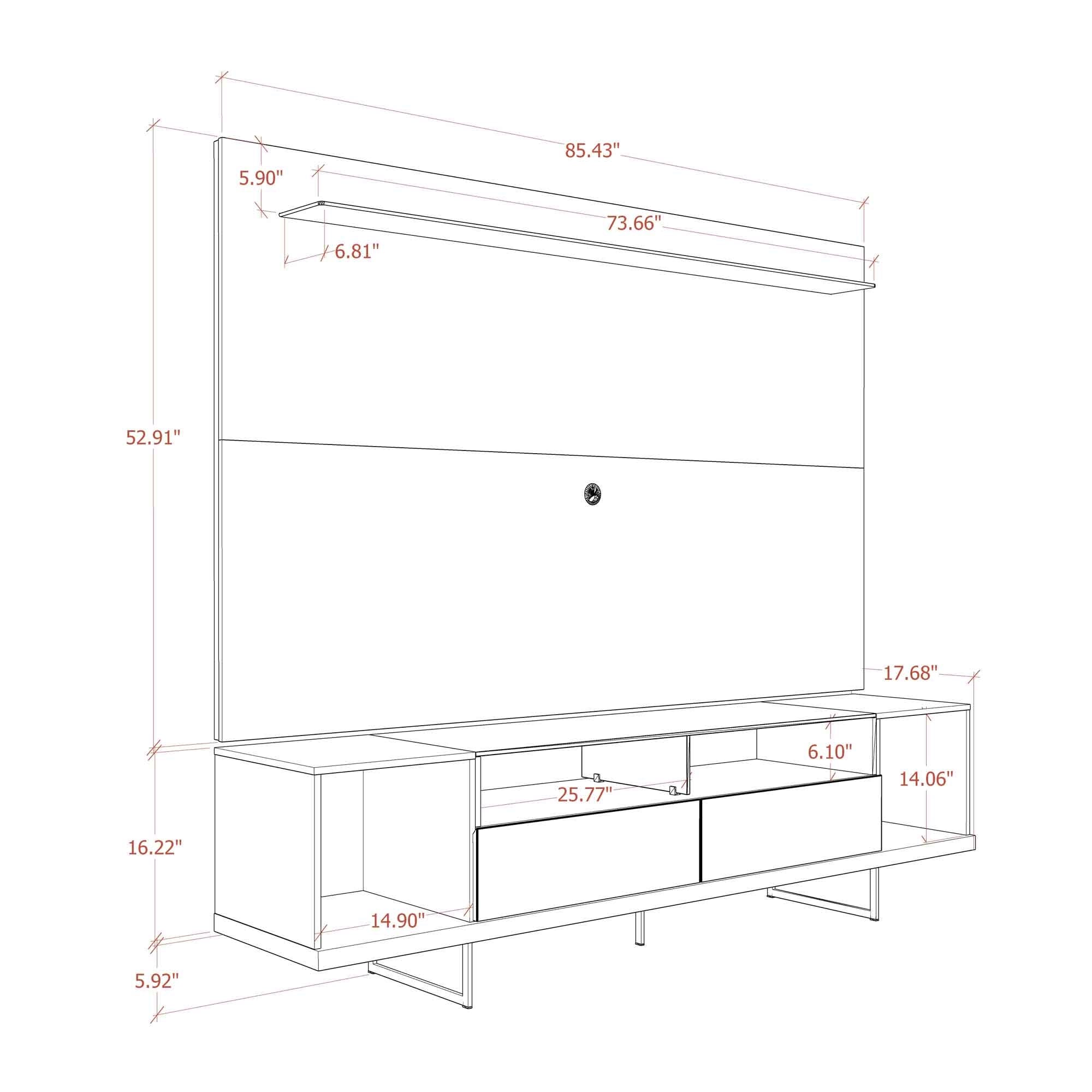 Manhattan Comfort 2-223251255251 Tv-Stands - View #3