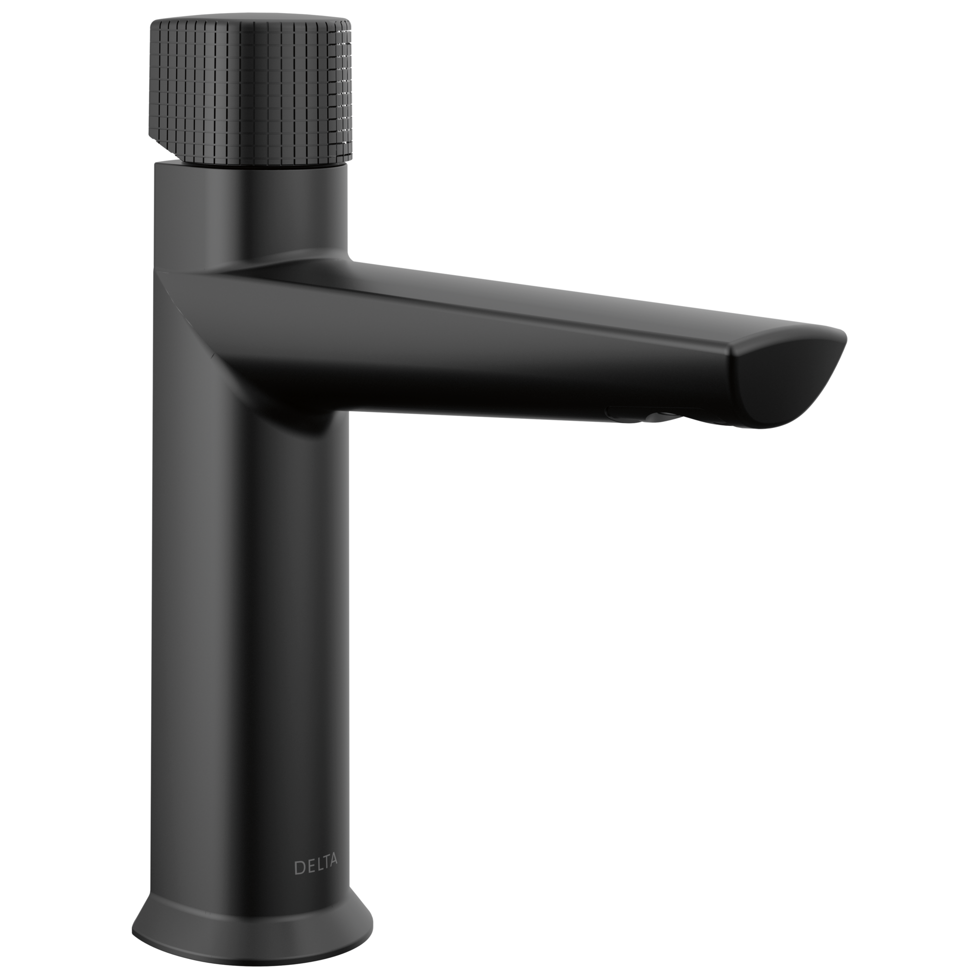 Delta 573-BLMPU-DST Galeon Matte Black Single hole 1-handle WaterSense Low-arc Residential Handle Bathroom Sink Faucet with Drain