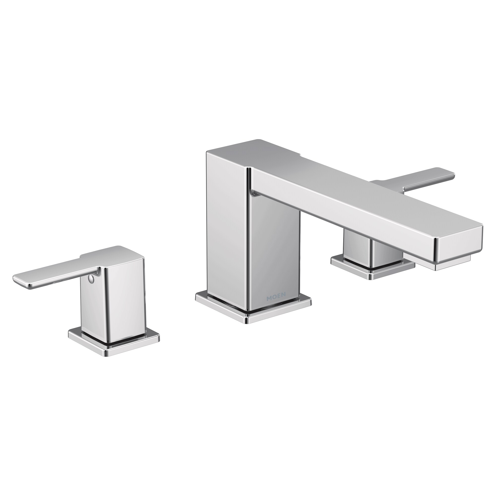 Moen TS913 90 Degree Chrome 2-handle Deck-mount Roman Low-arc Bathtub Faucet