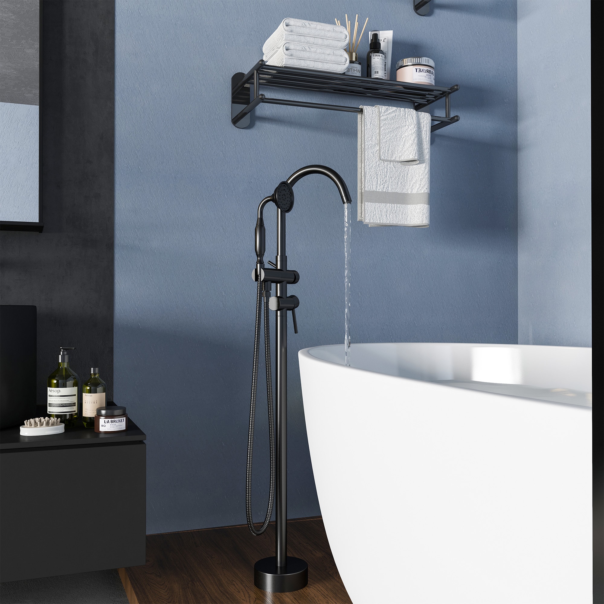 CASAINC CS1516-MB Roman-Tub-Faucets - View #3