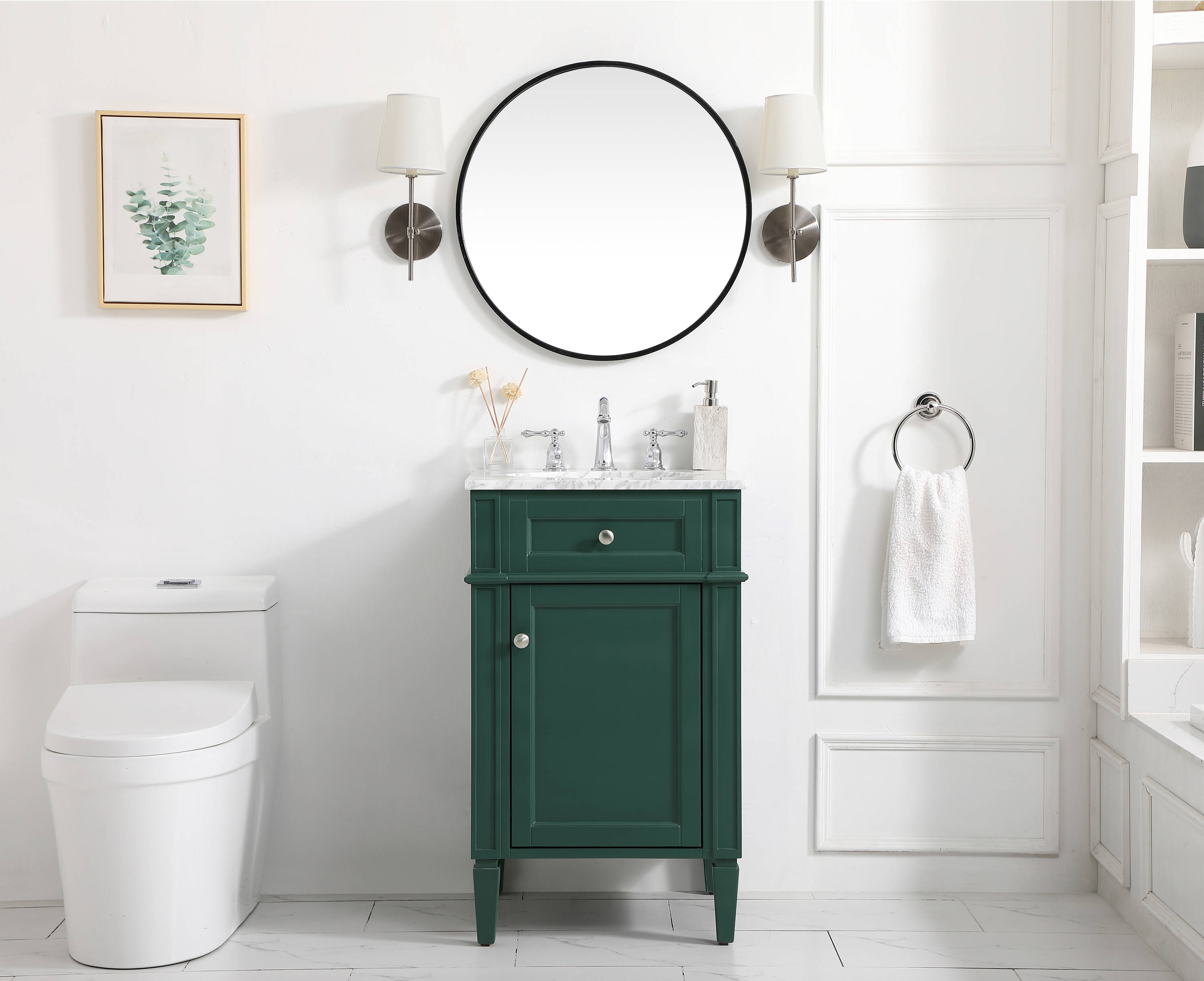 Elegant Decor HF37563GN Bath-Vanity-Combo - View #5
