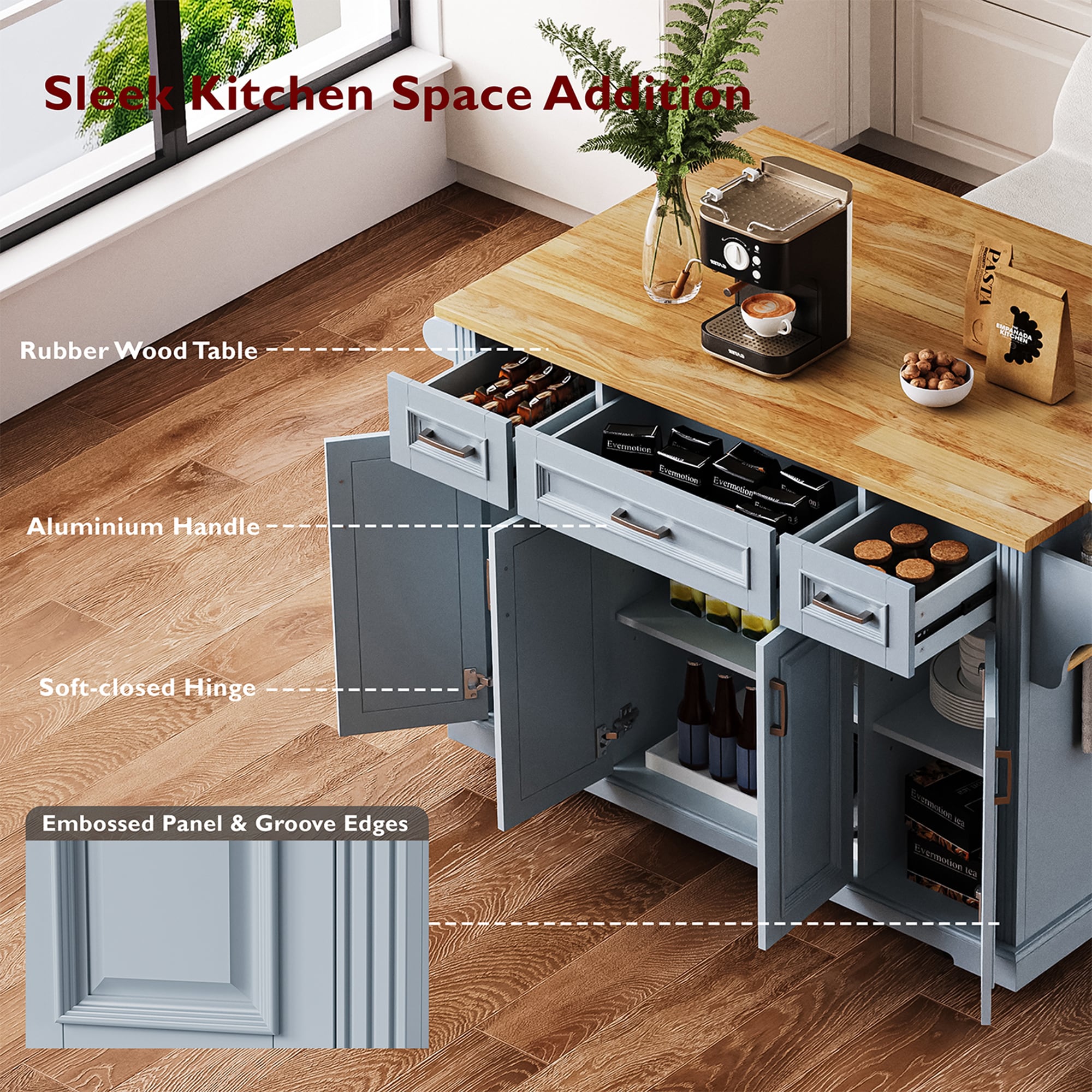 SINOFURN SYB260064GY Kitchen-Furniture - View #9