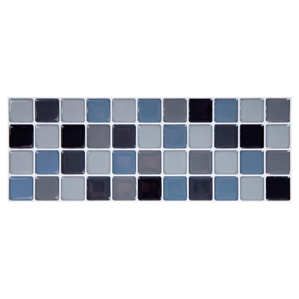 Truu Design 10774DF-12 10-in W x 3.94-in H Self-adhesive Multiple Colors/Finishes Geometric Wall Decal