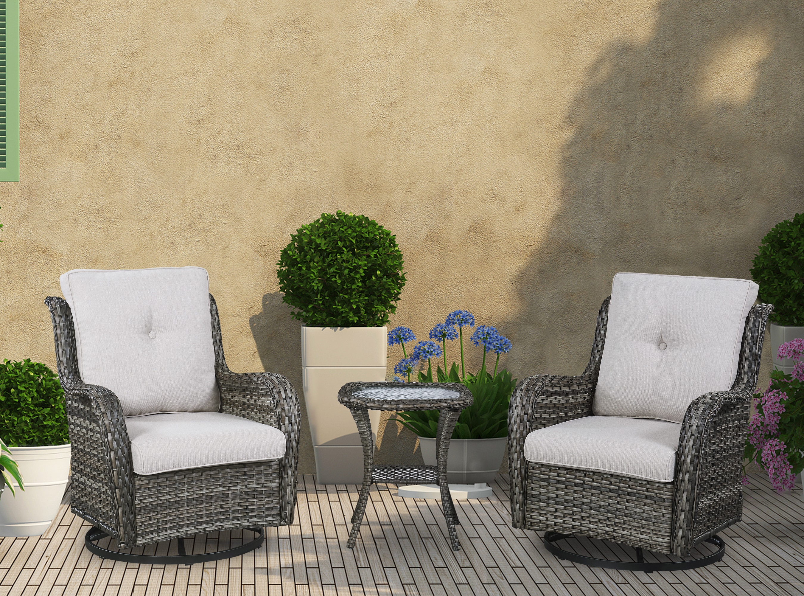 Rilyson FS036-3 Patio-Conversation-Sets - View #2