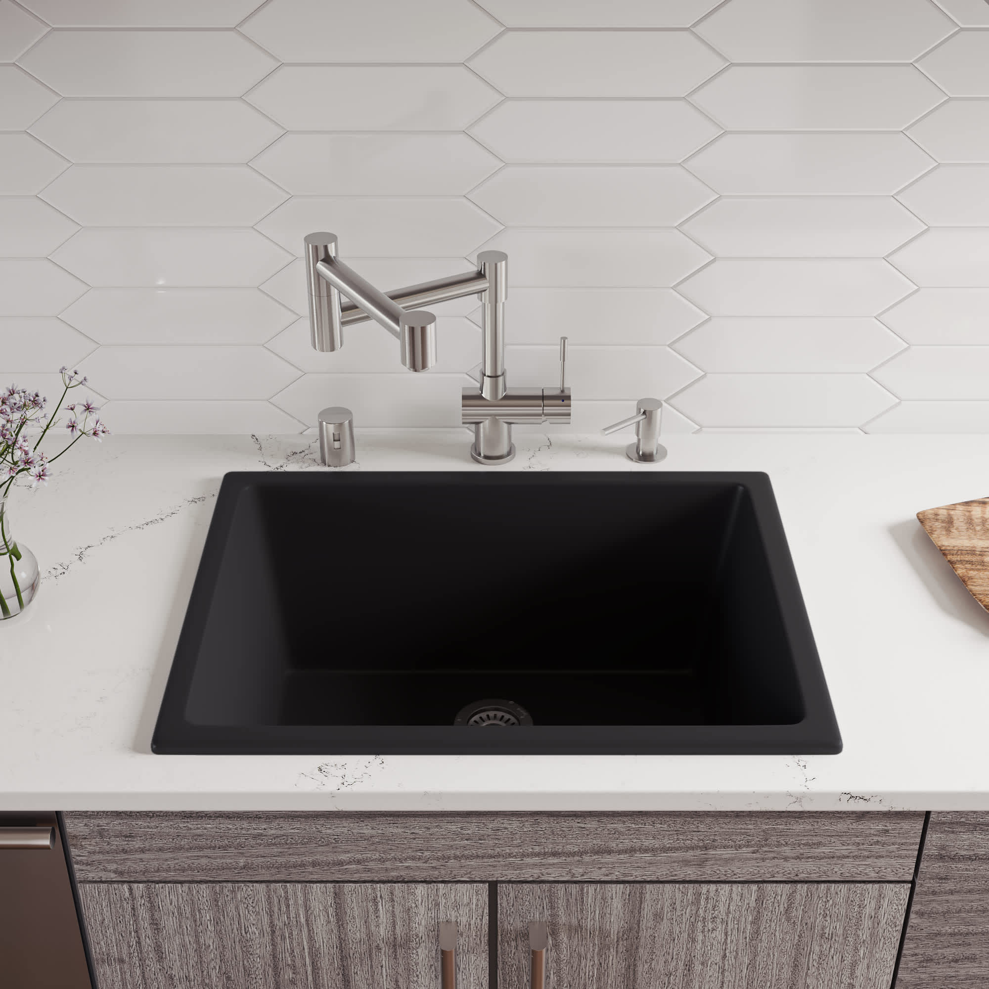 ALFI AB2418UD-BM Kitchen-Sinks - View #3