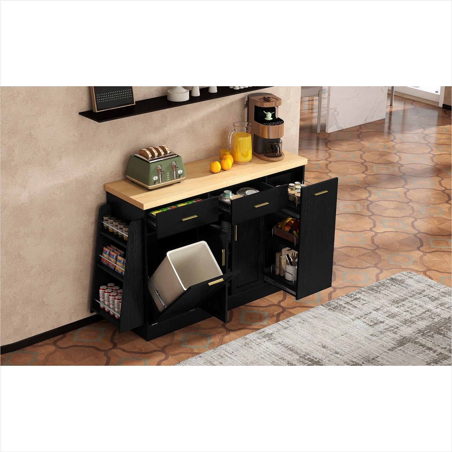 Watnature J3AMSQN1HXH6 Dining-Kitchen-Storarge - View #4