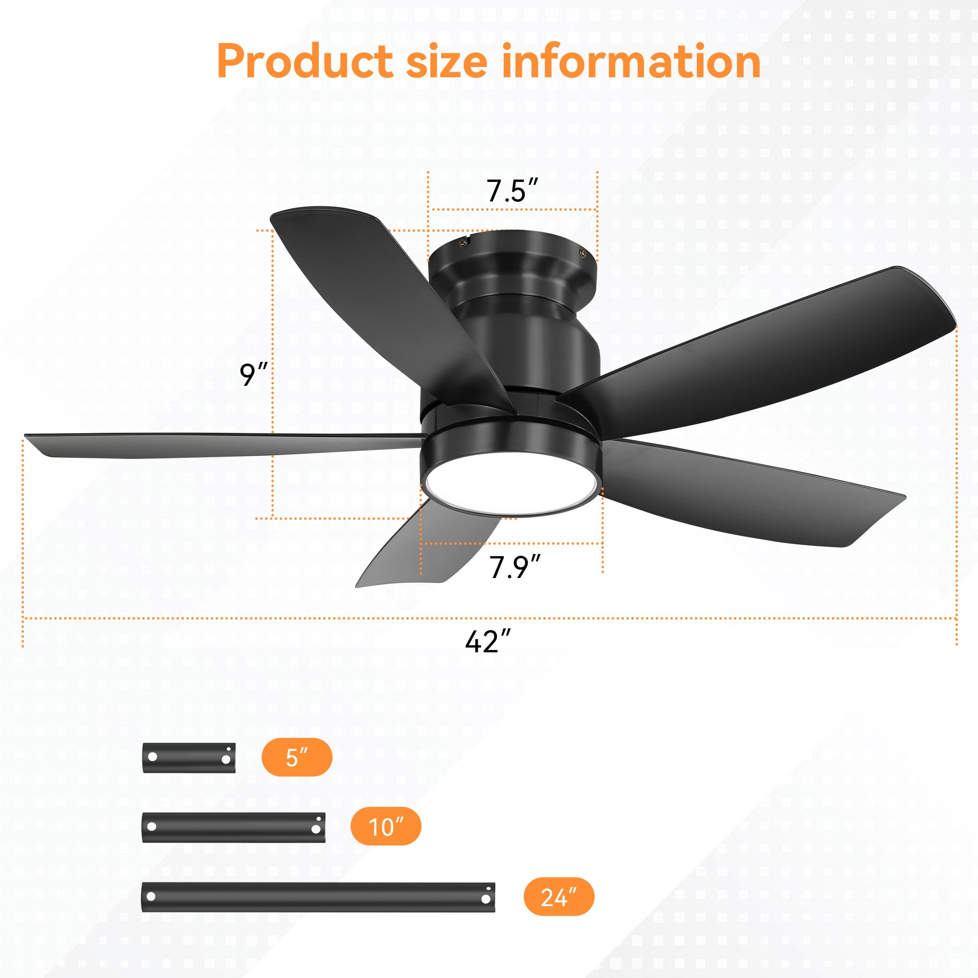 BABOOM BOM-P293991-OR Ceiling-Fans - View #6
