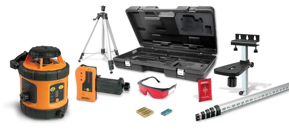 Johnson Level 40-6543 Self?leveling Rotary Laser Level With