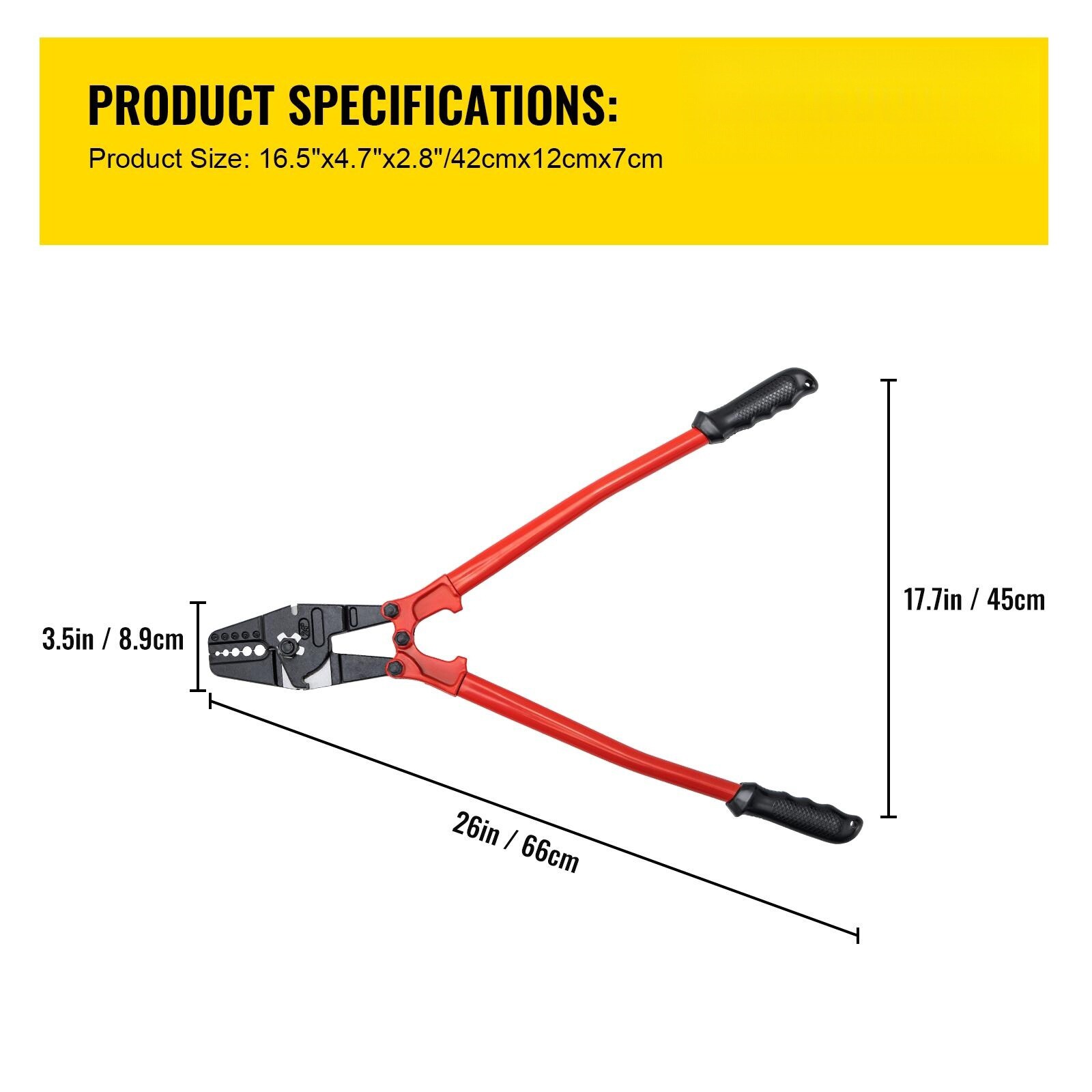 VEVOR SCYJQ24YC00003712V0 Wire-Strippers-Crimpers-Cutters - View #7