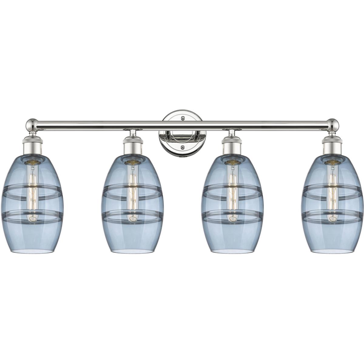 Innovations Lighting - 616-4W-PN-G557-6BL Edison Vaz Bathroom Vanity Light Polished Nickel