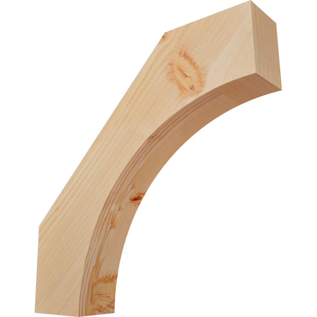Ekena Millwork BRC04X18X18WTL00SDF 3-1/2-in x 18-in x 18-in Douglas Fir Unfinished Wood Westlake Smooth Knee Brace