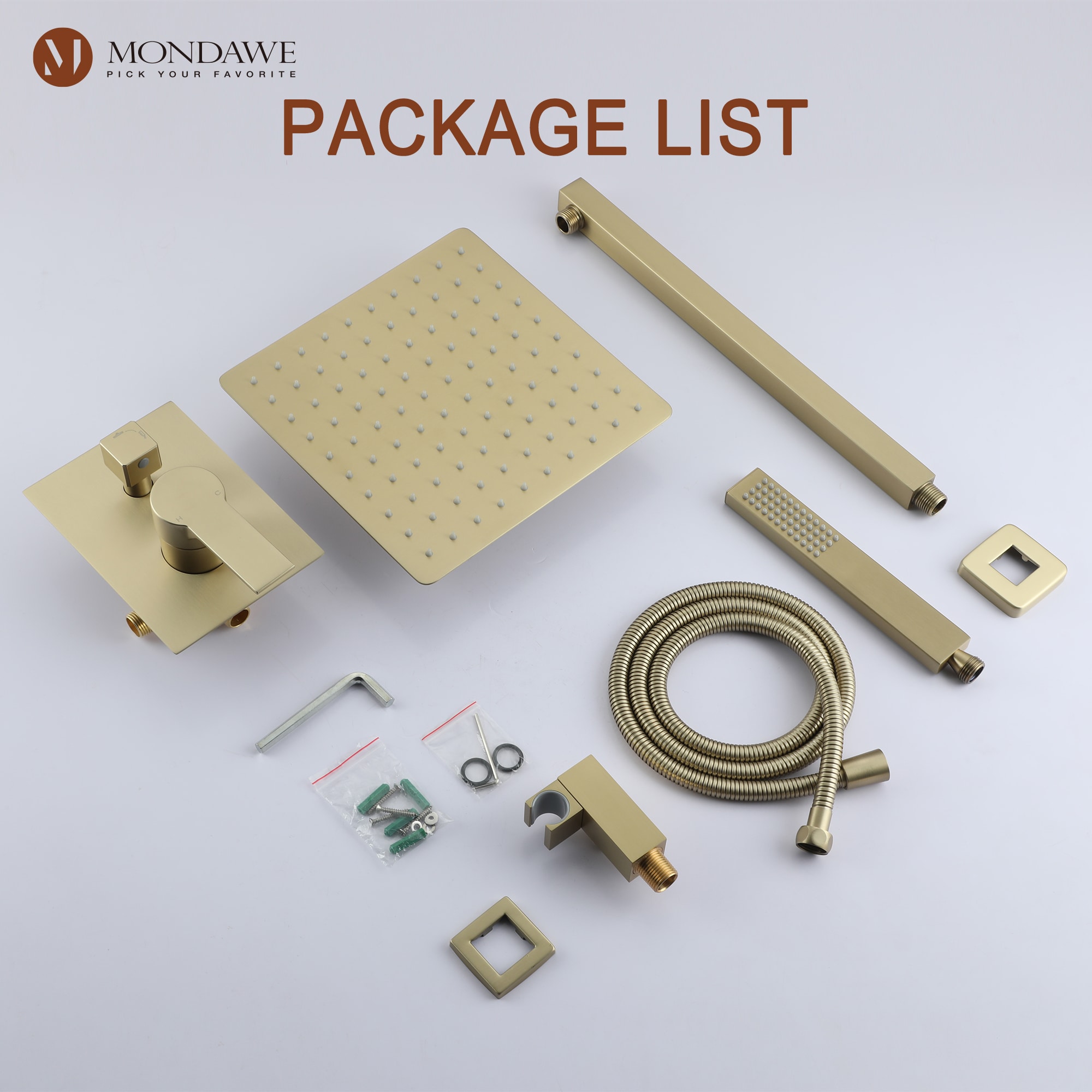 Mondawe MD-SMD04BG Showerhead-Bar-Panels - View #5