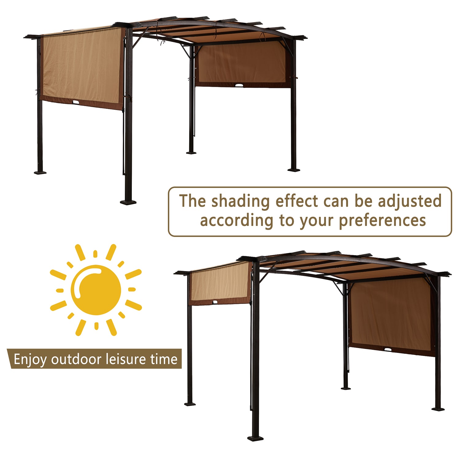 Mondawe MO-16033BG-NY Wood-Resin-Gazebos - View #6