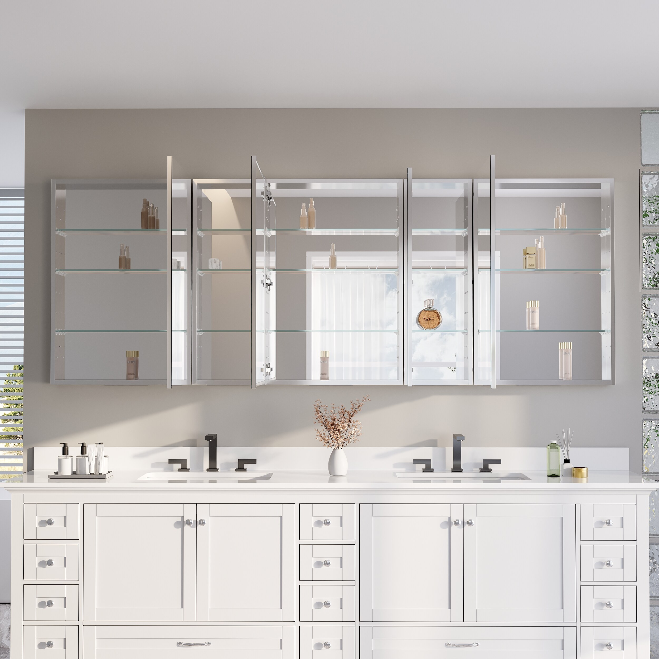 Iseryn M32421236CRO Bathroom-Medicine-Cabinets - View #2