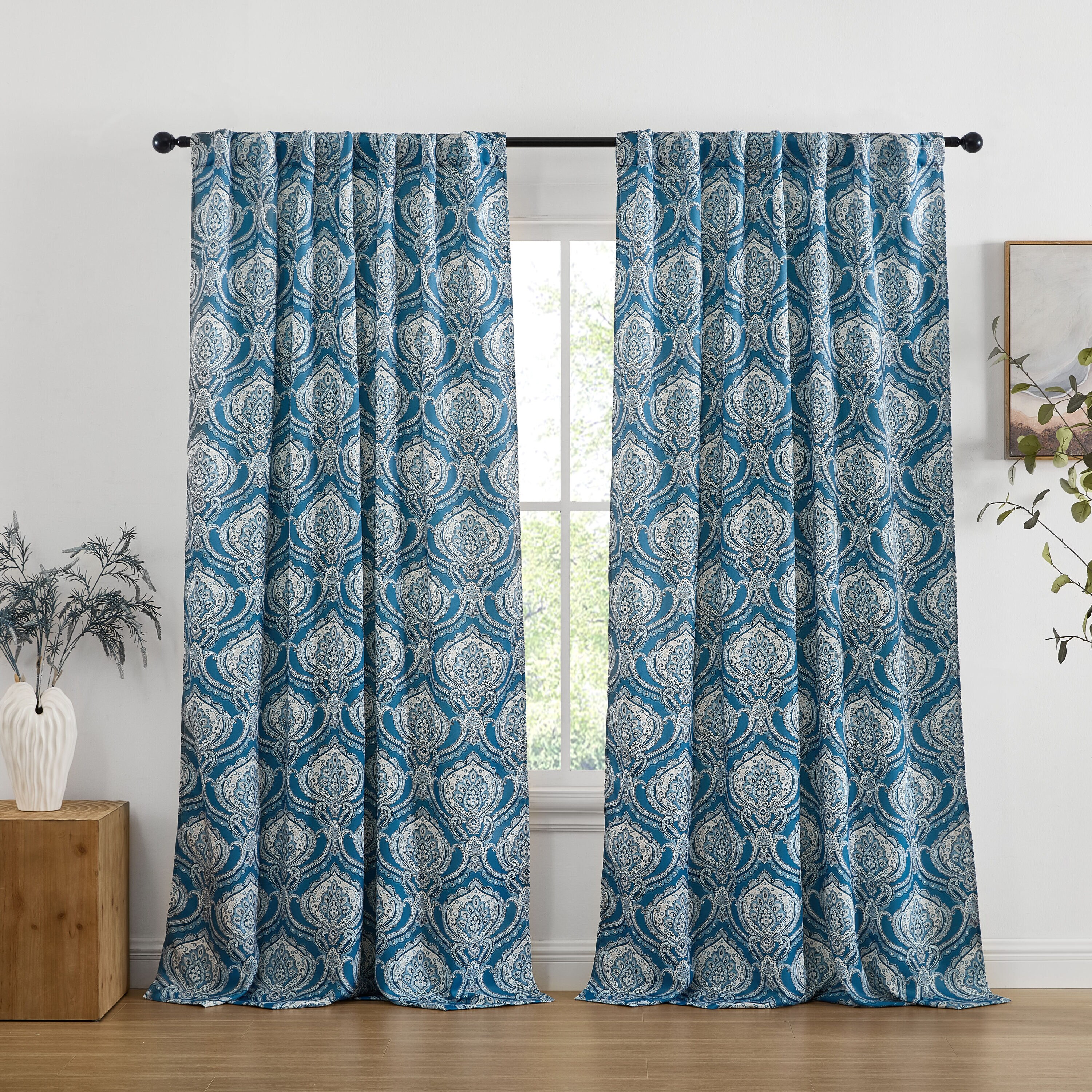 HLC.me MSNA-96-BLU curtains - View #2