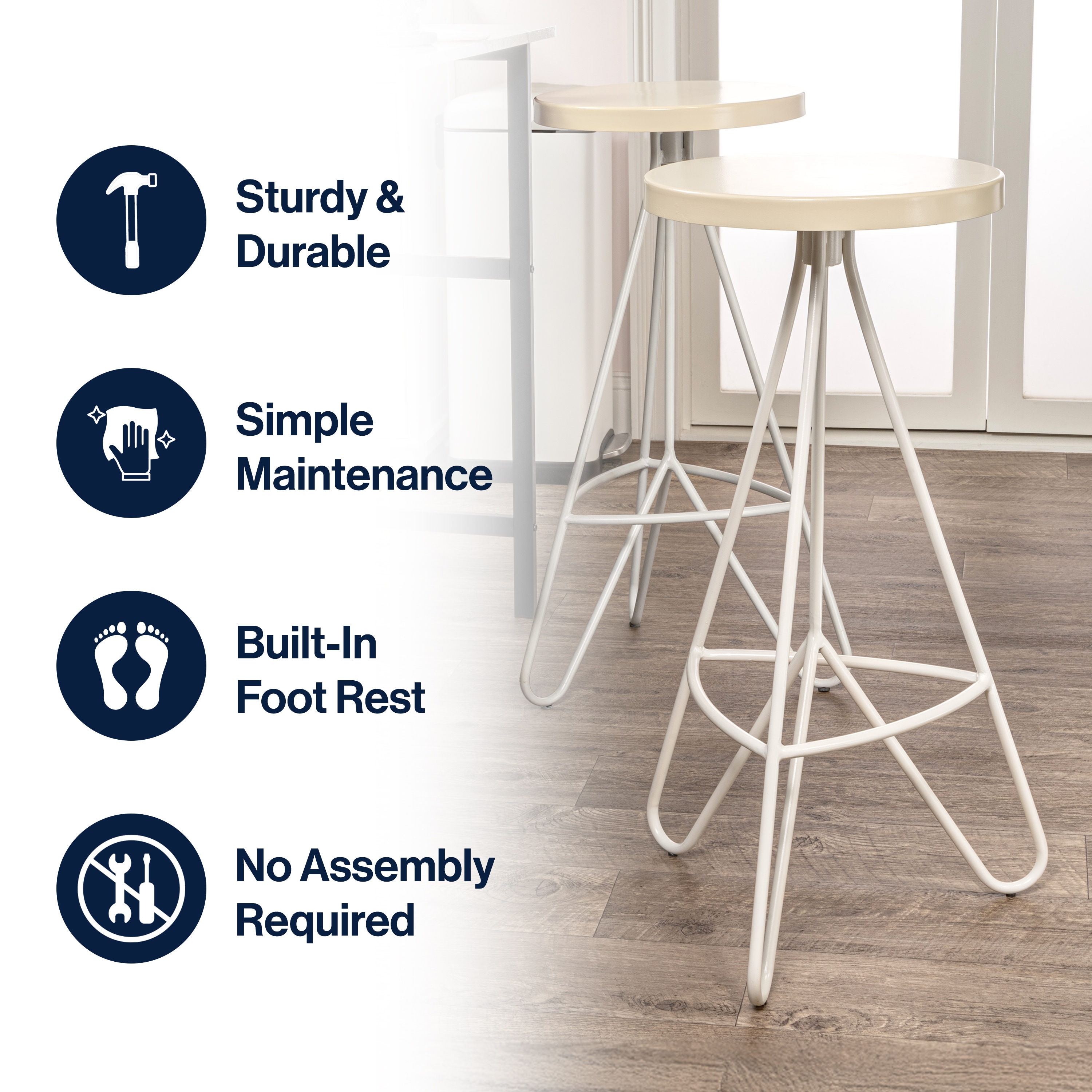 JONATHAN  Y BSL1002D stools - View #3