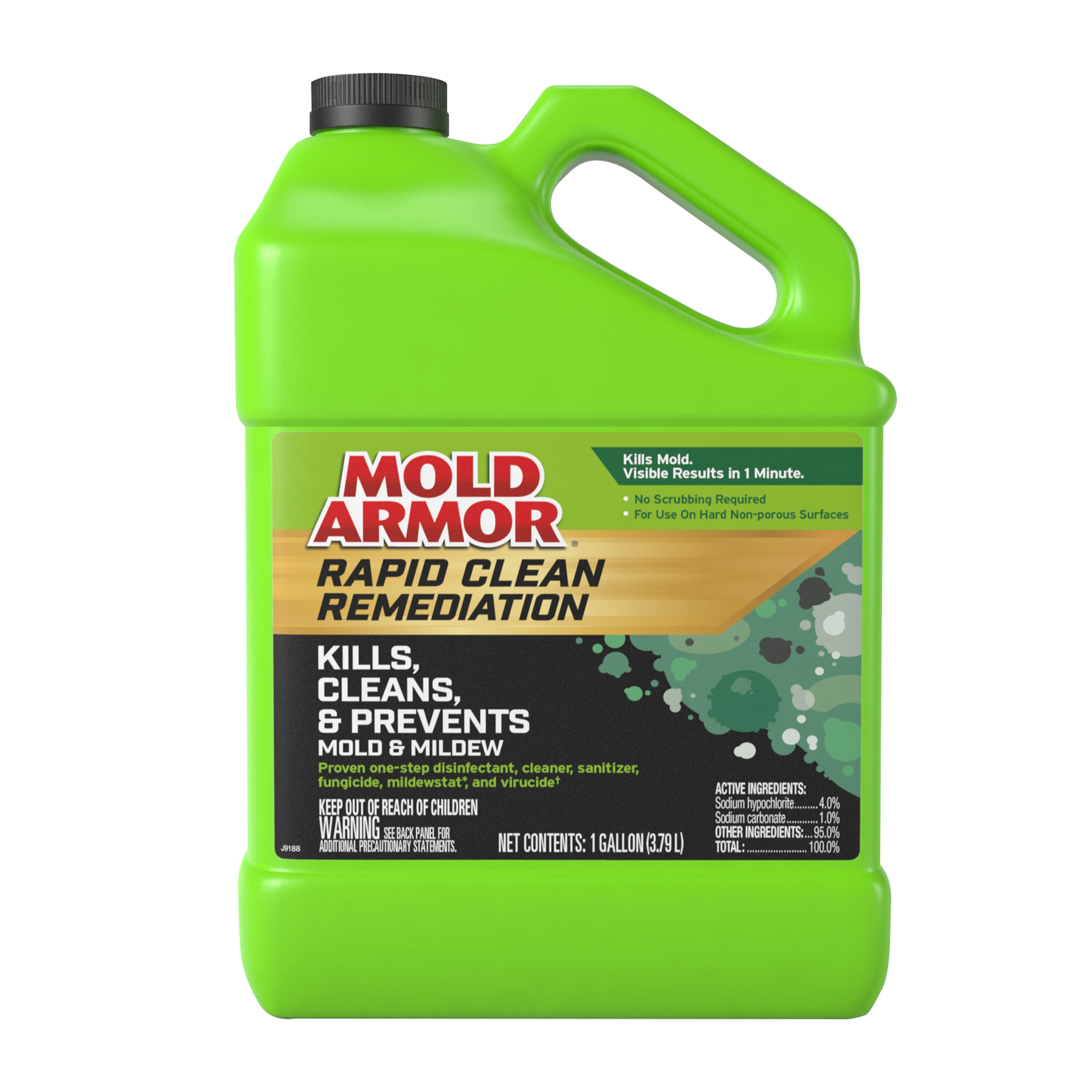 Mold Armor 128-fl oz Liquid Mold Remover - Kills, Cleans, and Prevents Mold  and Mildew - One-Step Remediation - Disinfects and Sanitizes Surfaces in  the Mold Removers department at