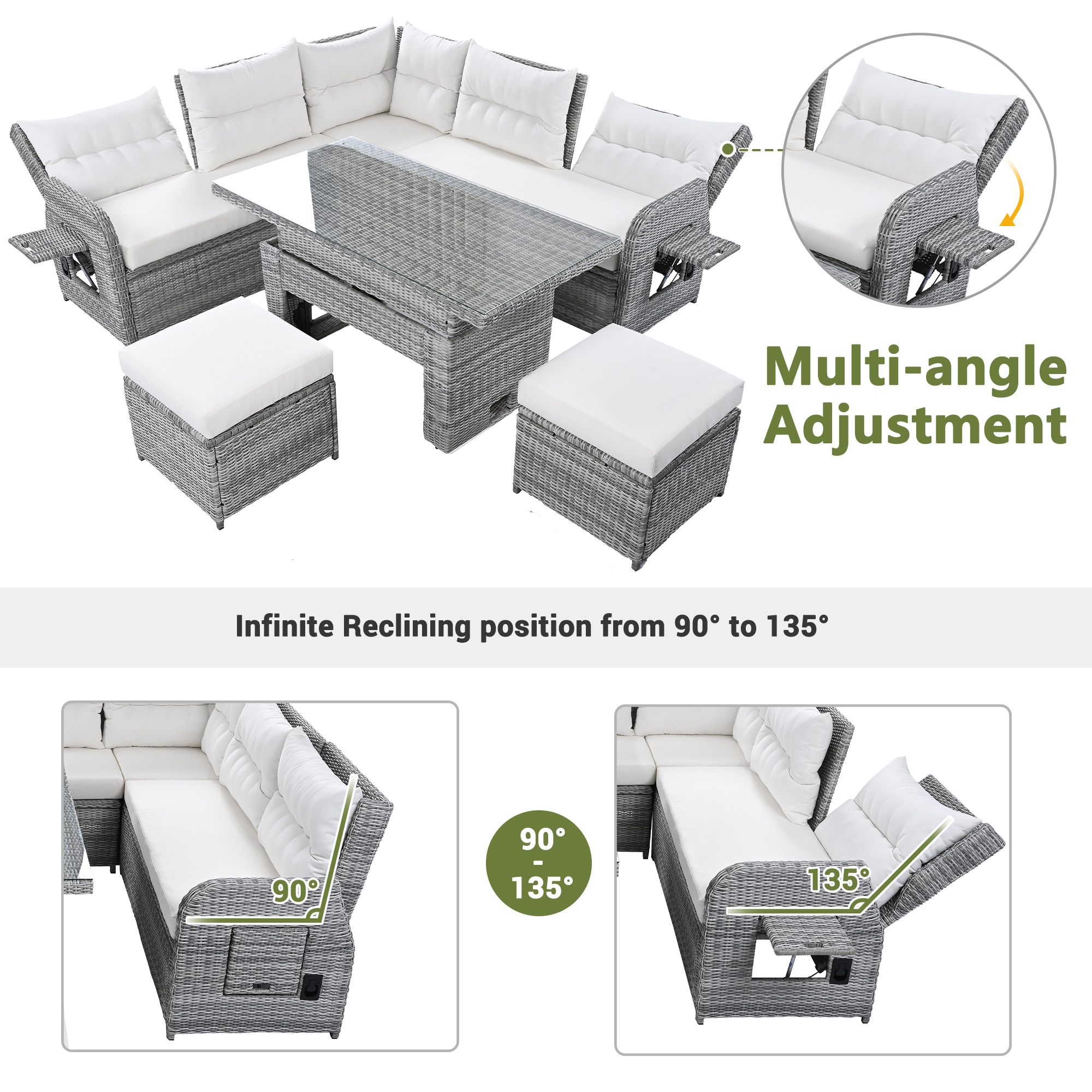 ModernLuxe L-N719Z000120A Patio-Conversation-Sets - View #4