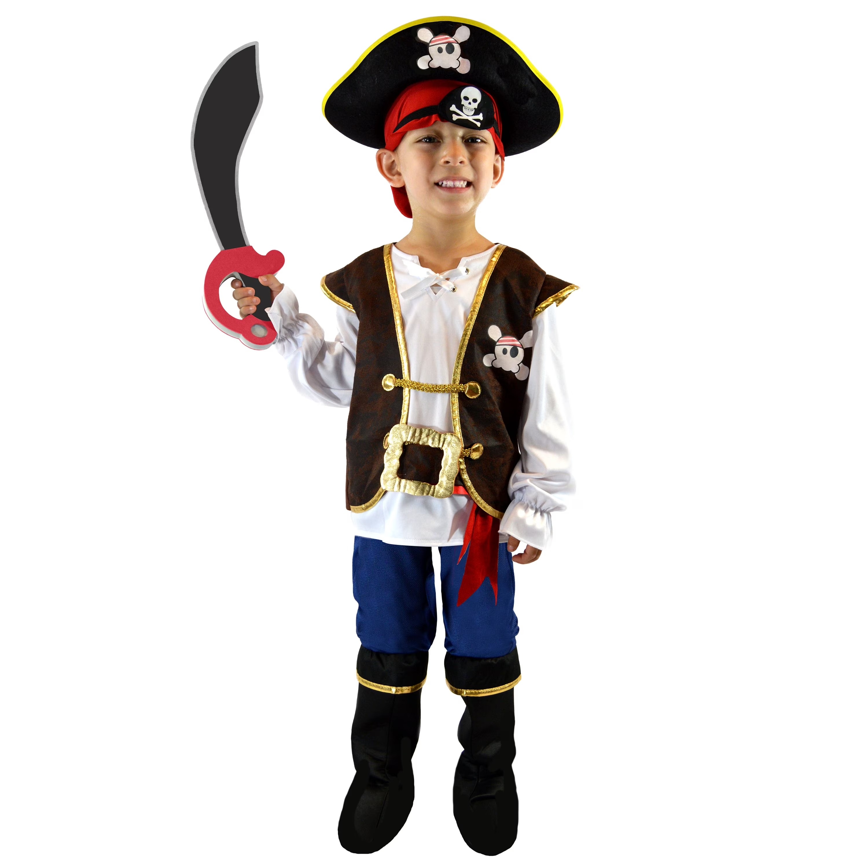 Joyfy - Boys Medium Pirate Costume