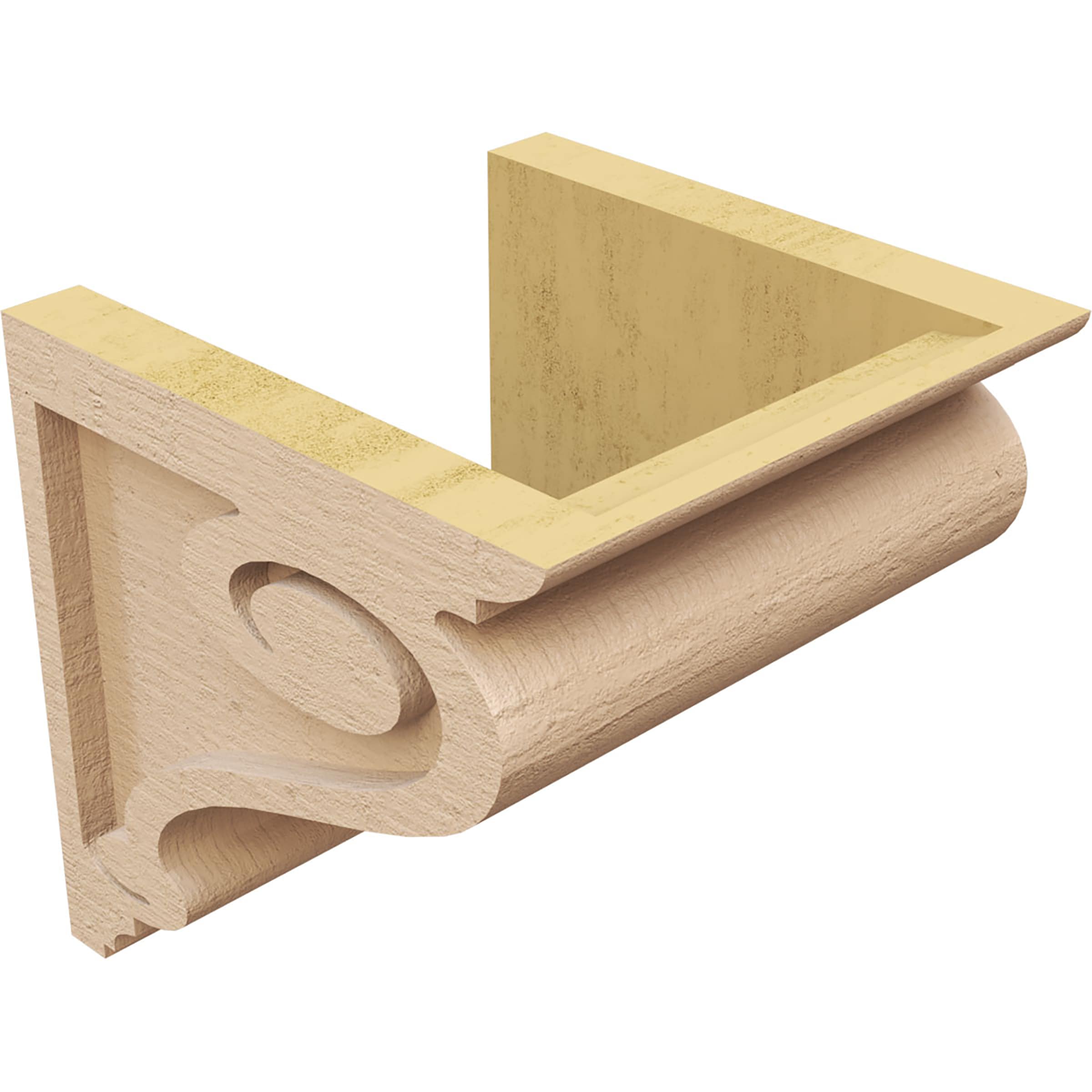 Ekena Millwork CORU08X08X08SCRRCPR corbels - View #5