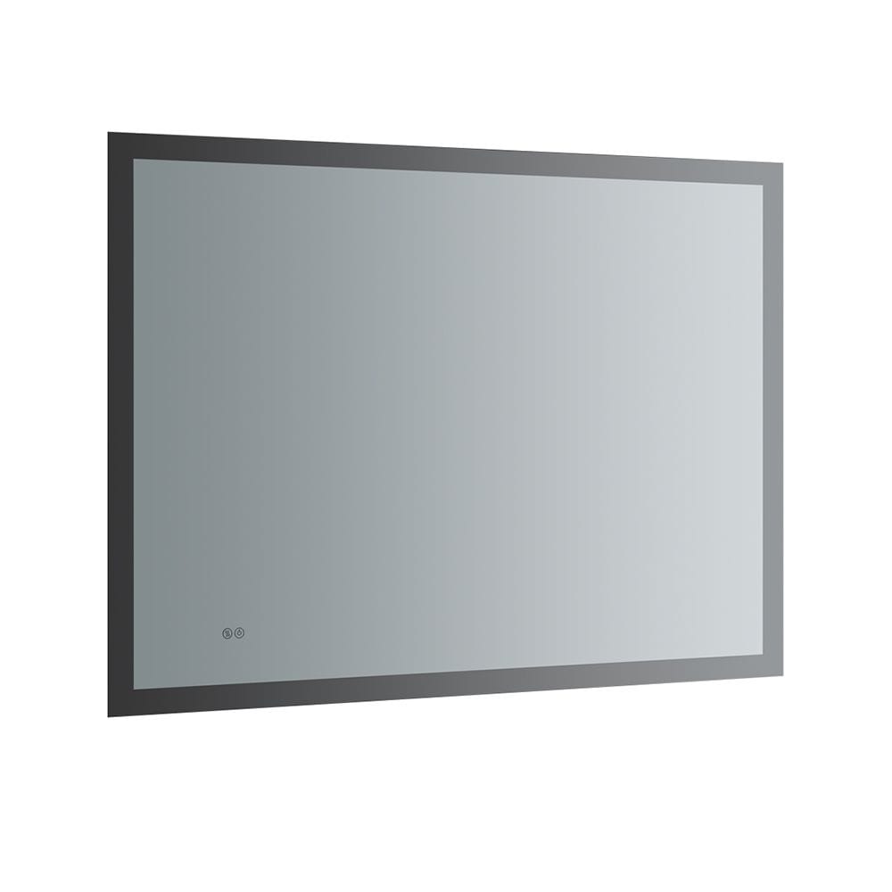 Sleek 48"x36" Frameless Bathroom Vanity Mirror with LED Halo & Fog-Free Technology
