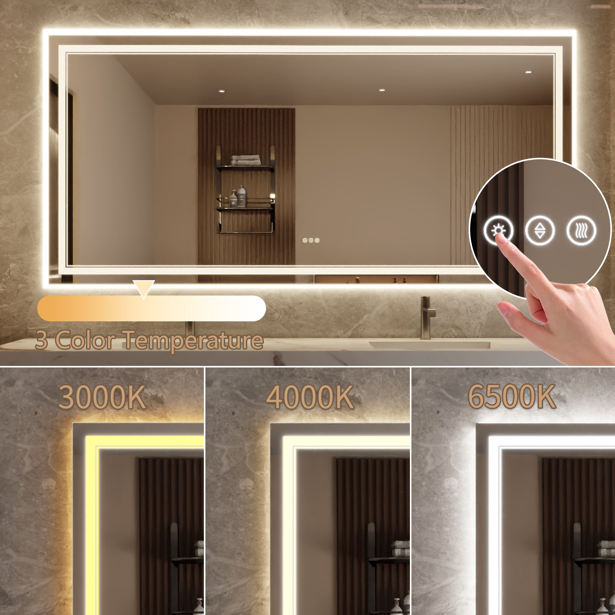 Bayfeve BFXB-17S4084-MIR Framed-Bath-Mirrors - View #11