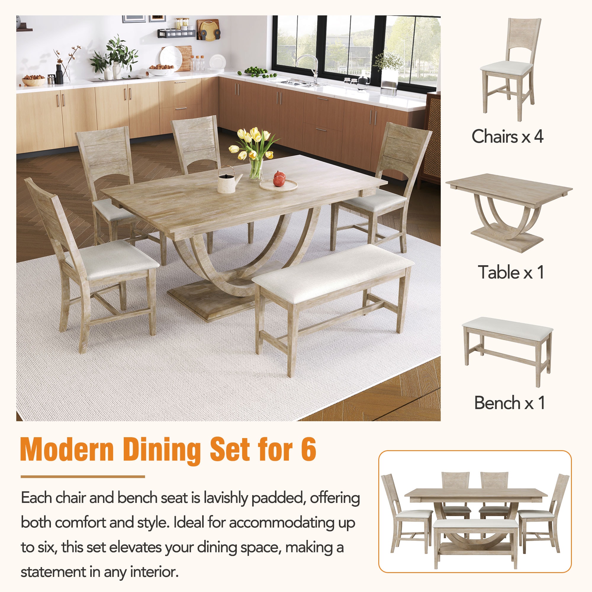 Clihome CL-TO0029A Dining-Sets - View #5