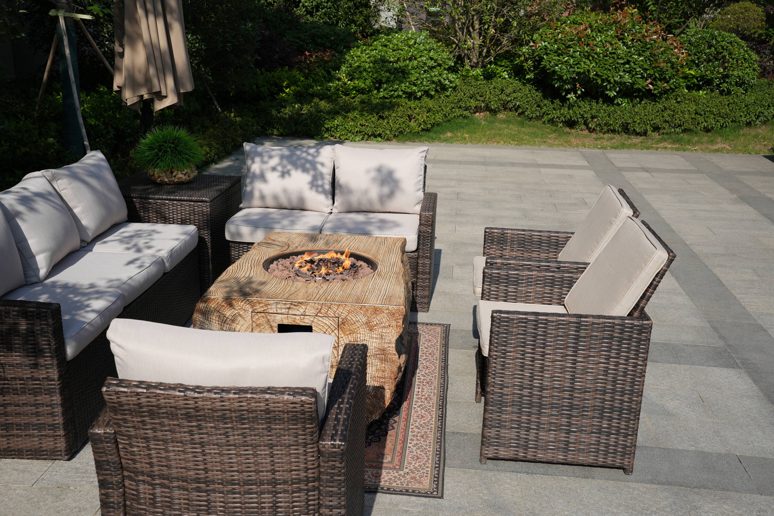 Direct Wicker DWG-03B2170&3234B Patio-Conversation-Sets - View #8
