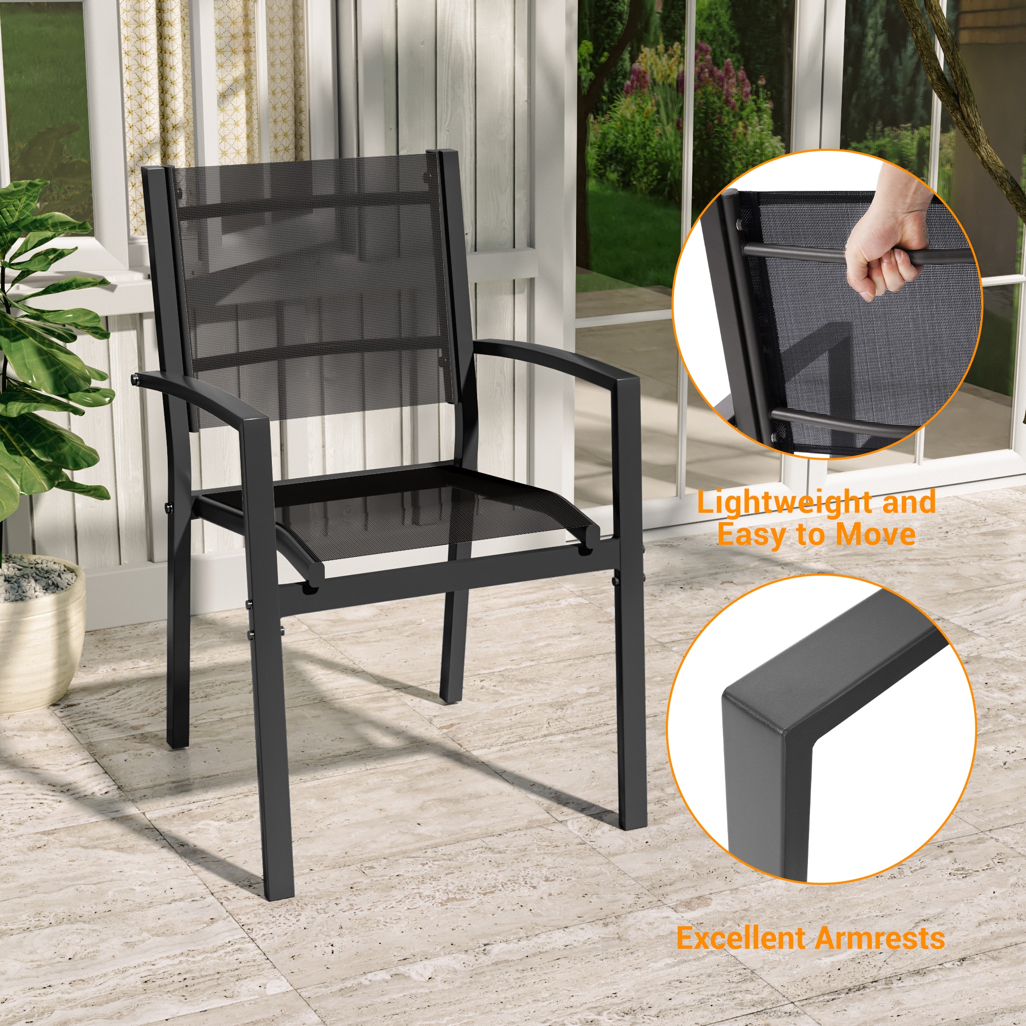 ACEGOSES LW-267-BK Patio-Conversation-Sets - View #4