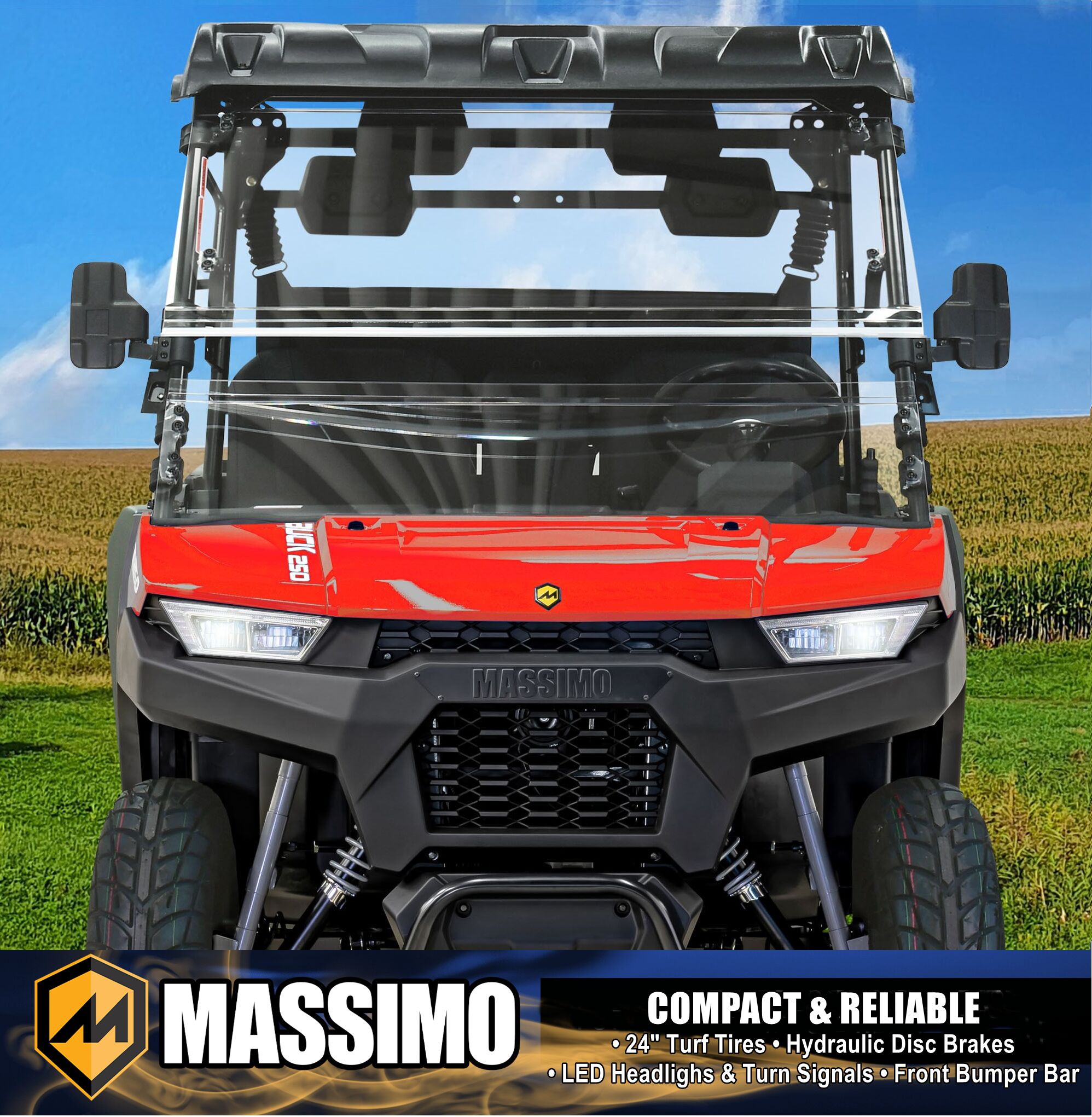 Massimo MM-BK250X-RD Motorized-Vehicles - View #2