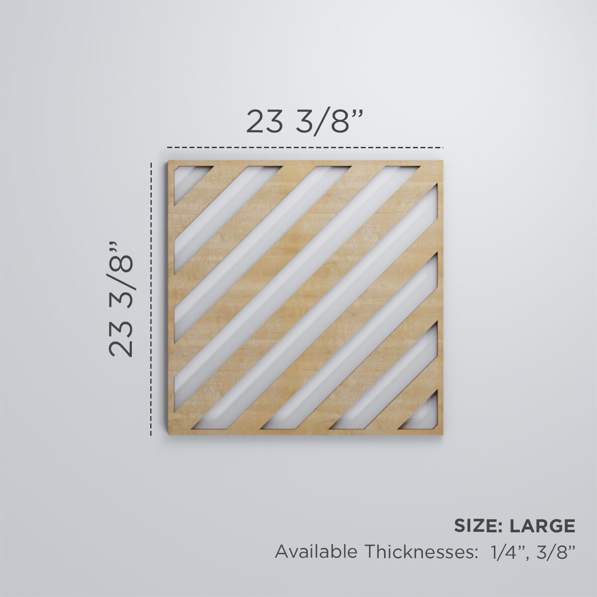 Ekena Millwork WALW24X24X0250RTWBI Wall-Panels - View #3
