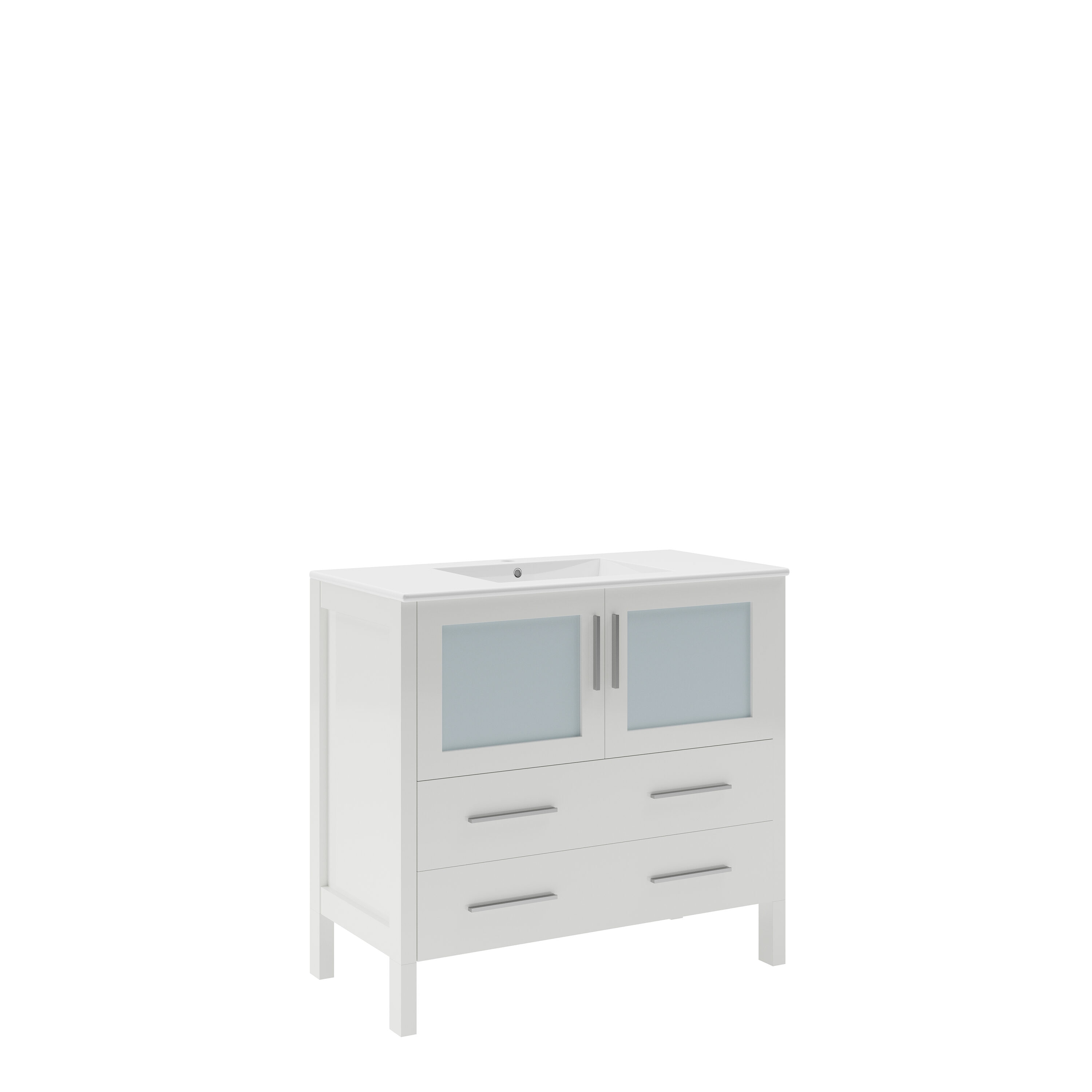 Fresca FCB6236WH-I Bath-Vanity-Combo - View #2