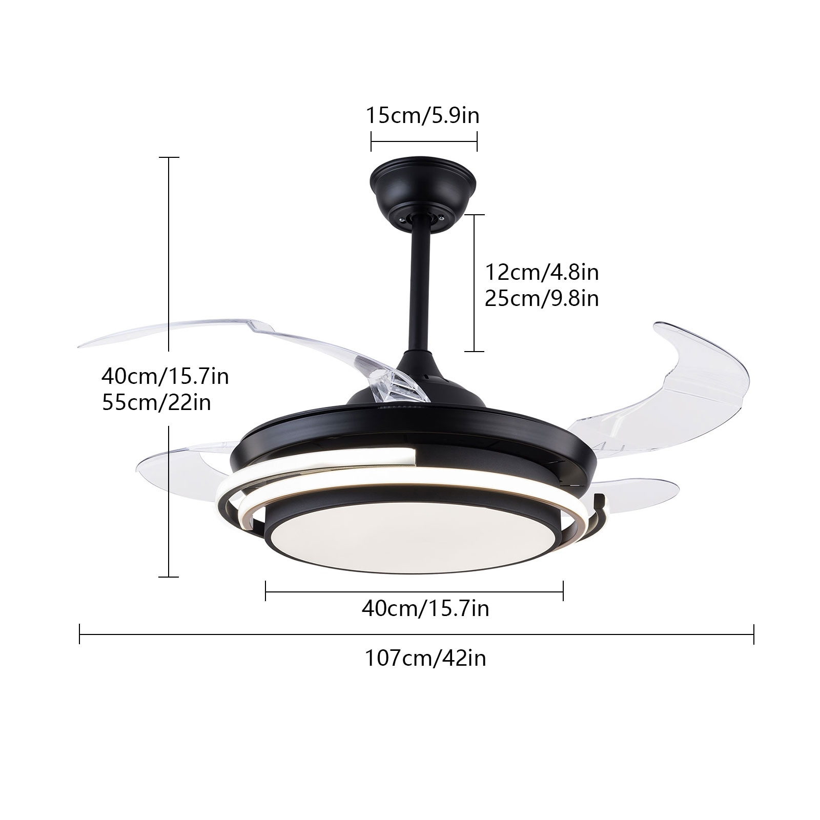 Oukaning JZUCODJ999HCX Ceiling-Fans - View #4
