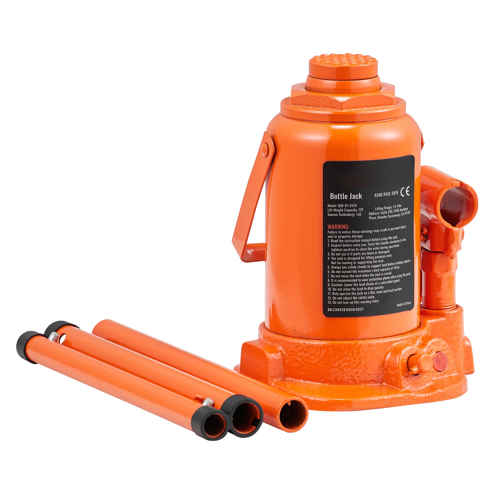 VEVOR PS12T7514INCHXNRRV0 jacks - View #8