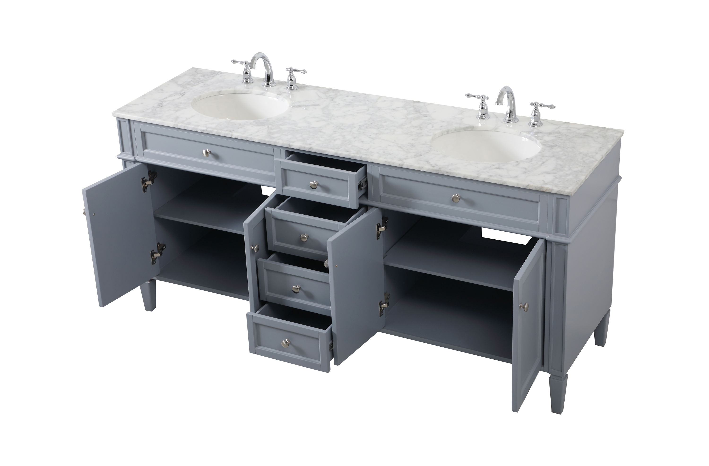 Elegant Decor HF37716DGR Bath-Vanity-Combo - View #9