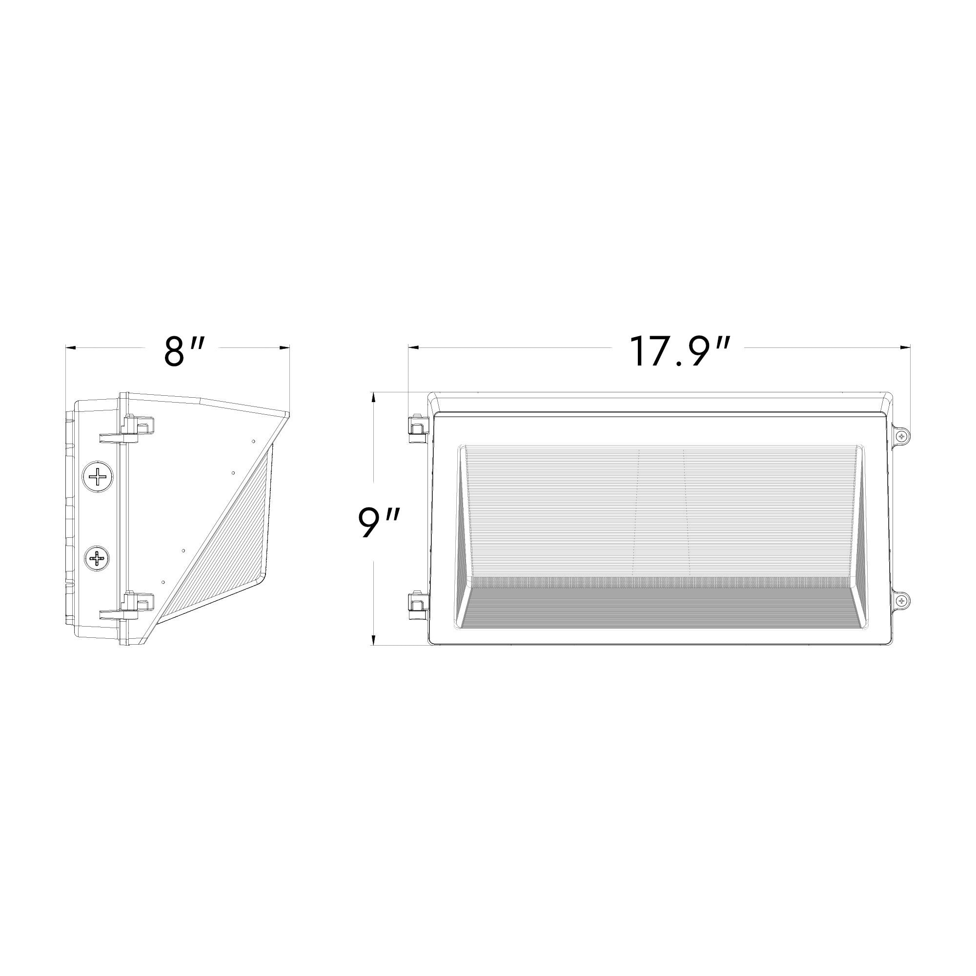 LNC VQVARVLWSSC101373B Wall-Pack-Lights - View #2