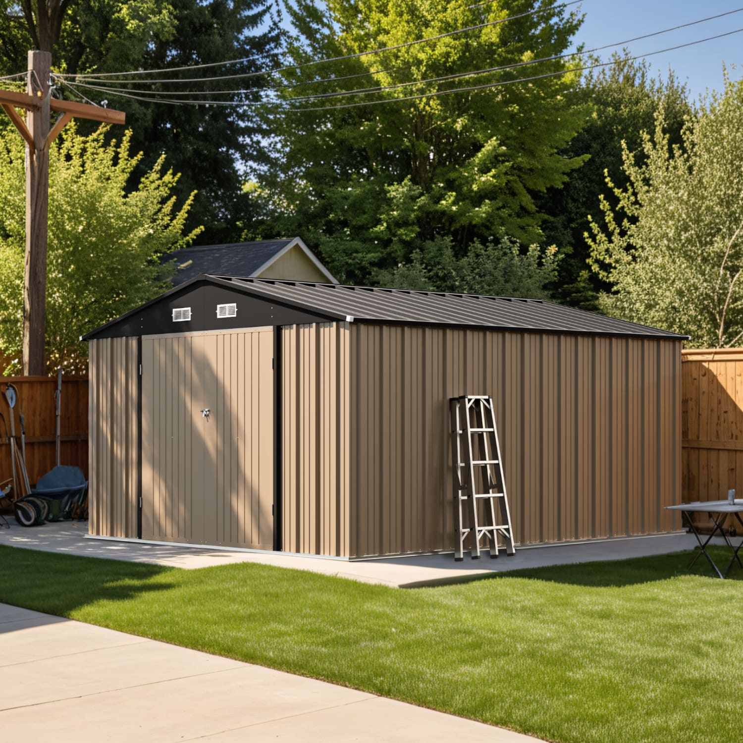 Patiowell WES-0289-8 Metal-Storage-Buildings-Sheds - View #3