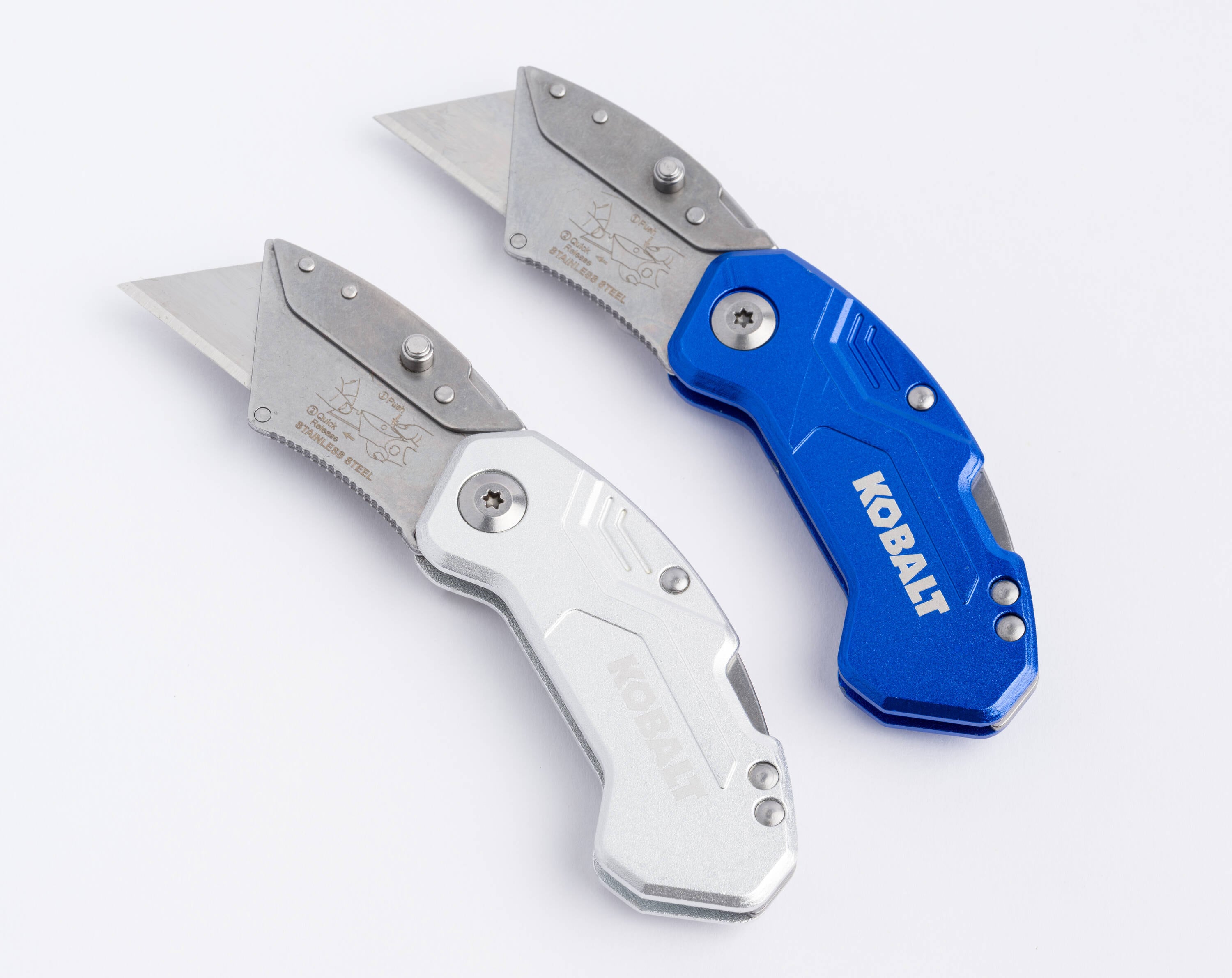 Soft Grip Snap Blade Box Cutter With Auto-Lock and 3 Blades - Pkg Qty 10