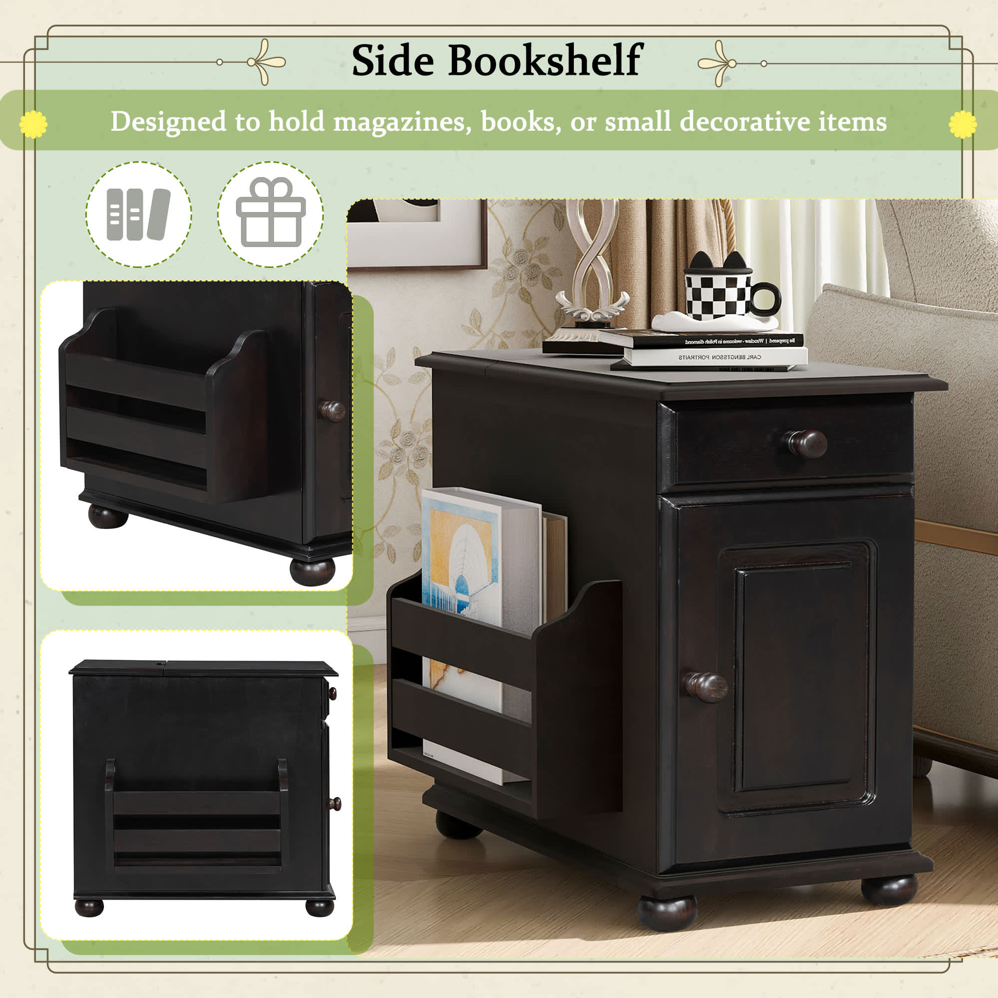 Vynxaria LEXY0481-DJJJ-BZ051 End-Tables - View #3