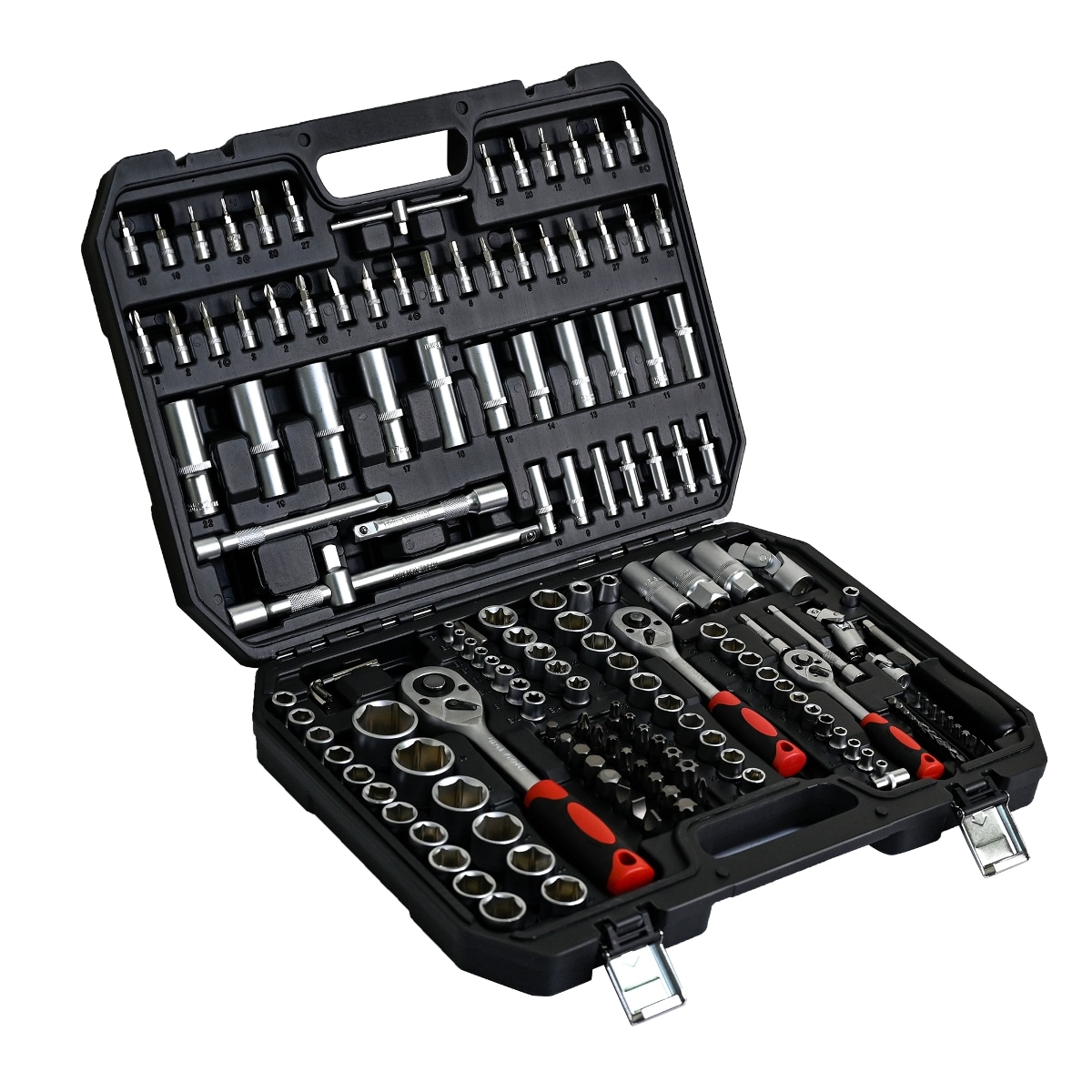 Tooliom 171Pcs Tool Set Socket Ratchet Wrench Home Car Repair Tool Box