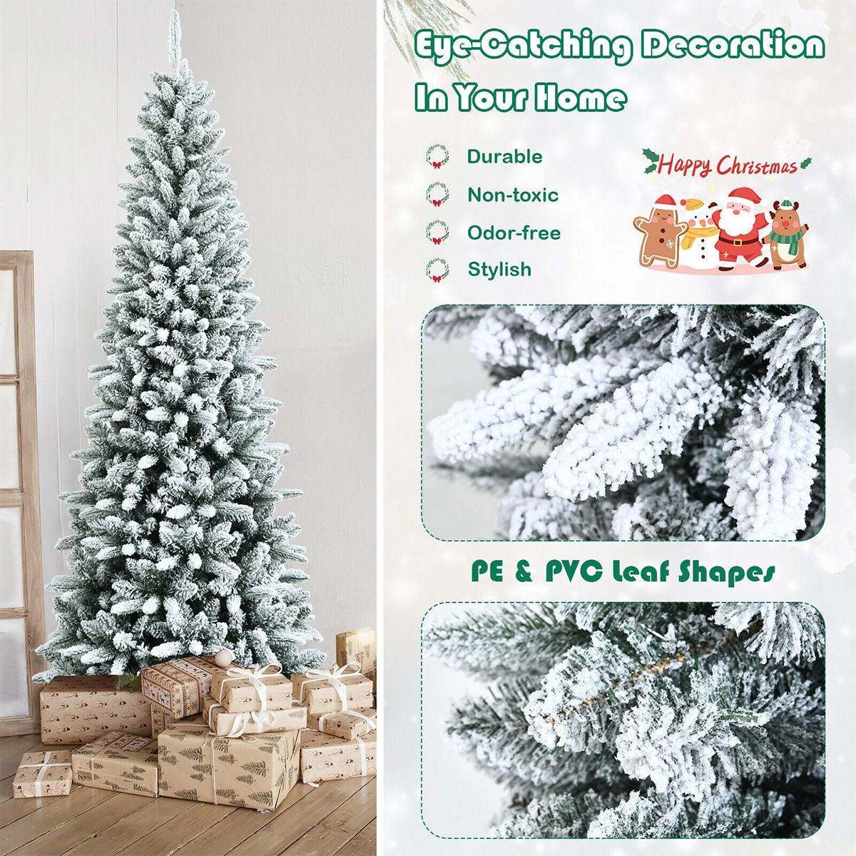 WELLFOR CM-HJY-23573 Artificial-Christmas-Trees - View #3