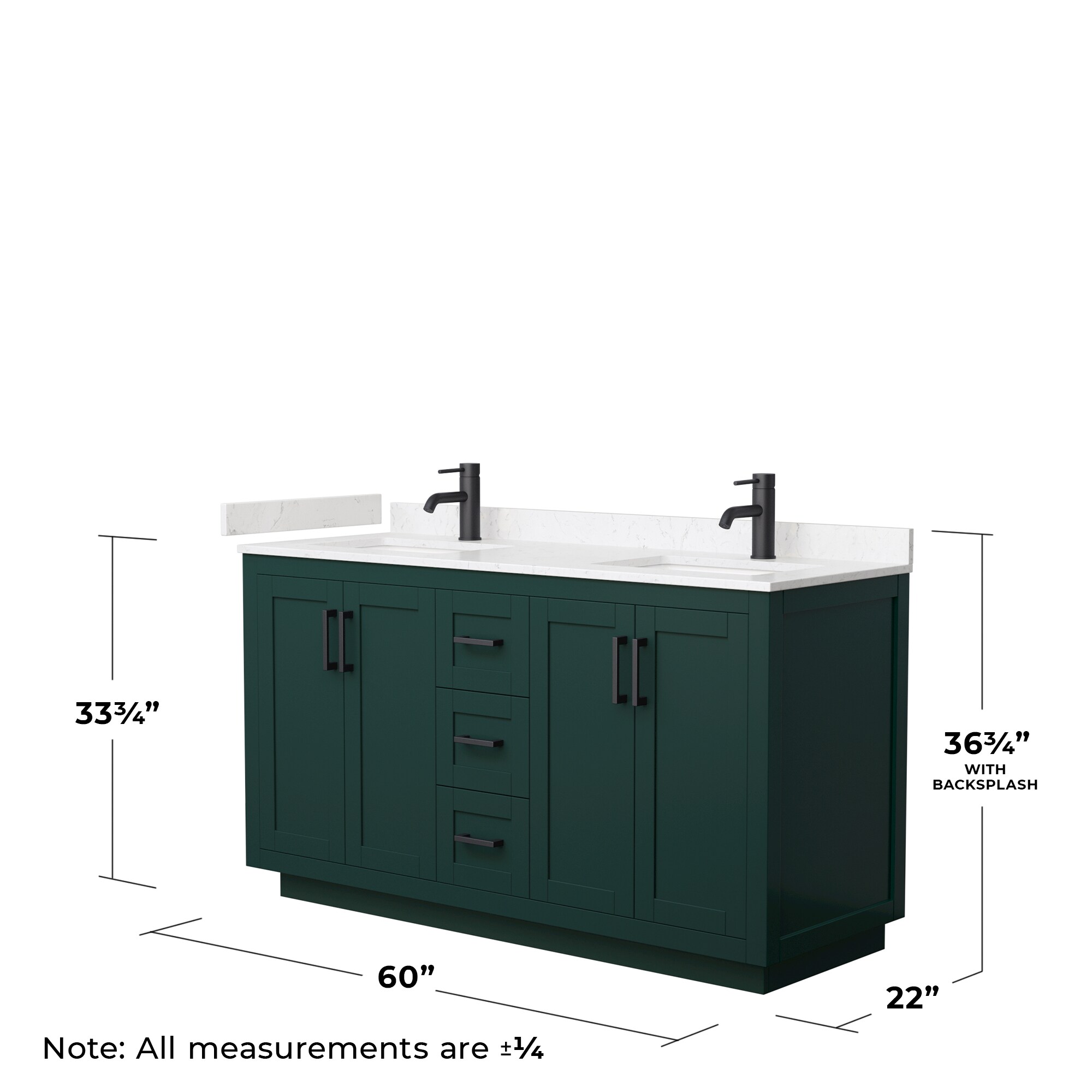 Wyndham Collection WCF292960DGKC2UNSMXX Bath-Vanity-Combo - View #5