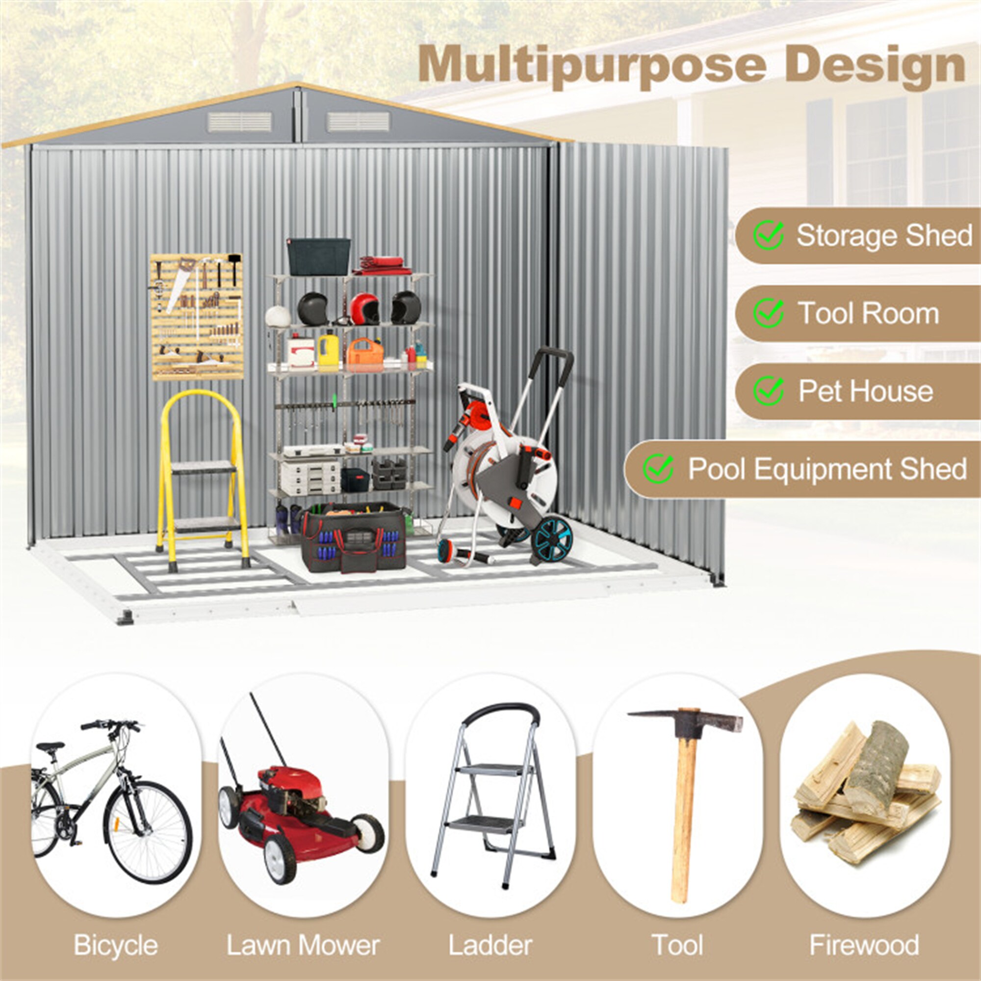 BABOOM BOM-4105NA+-CO Metal-Storage-Buildings-Sheds - View #10