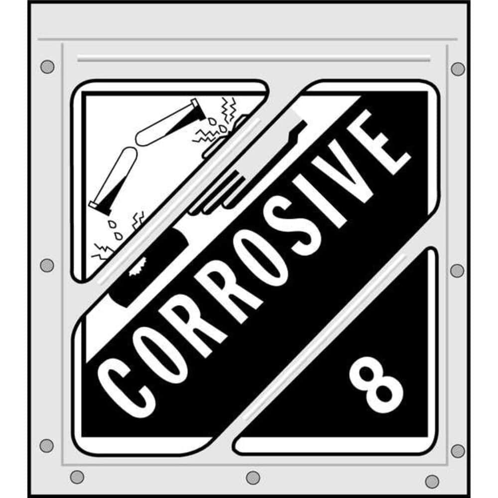 Brady Vehicle Placard Holder Aluminum 10 3/4 in W x 10 3/4 in H 76988 ...