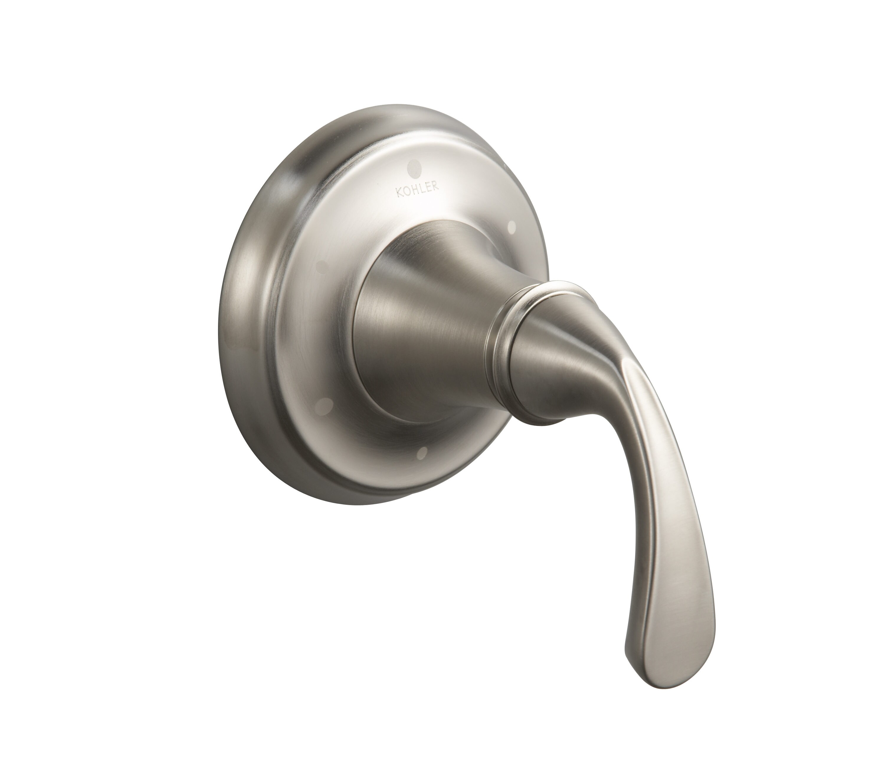 Kohler Vibrant Brushed Nickel Lever Shower Handle In The Shower Faucet 