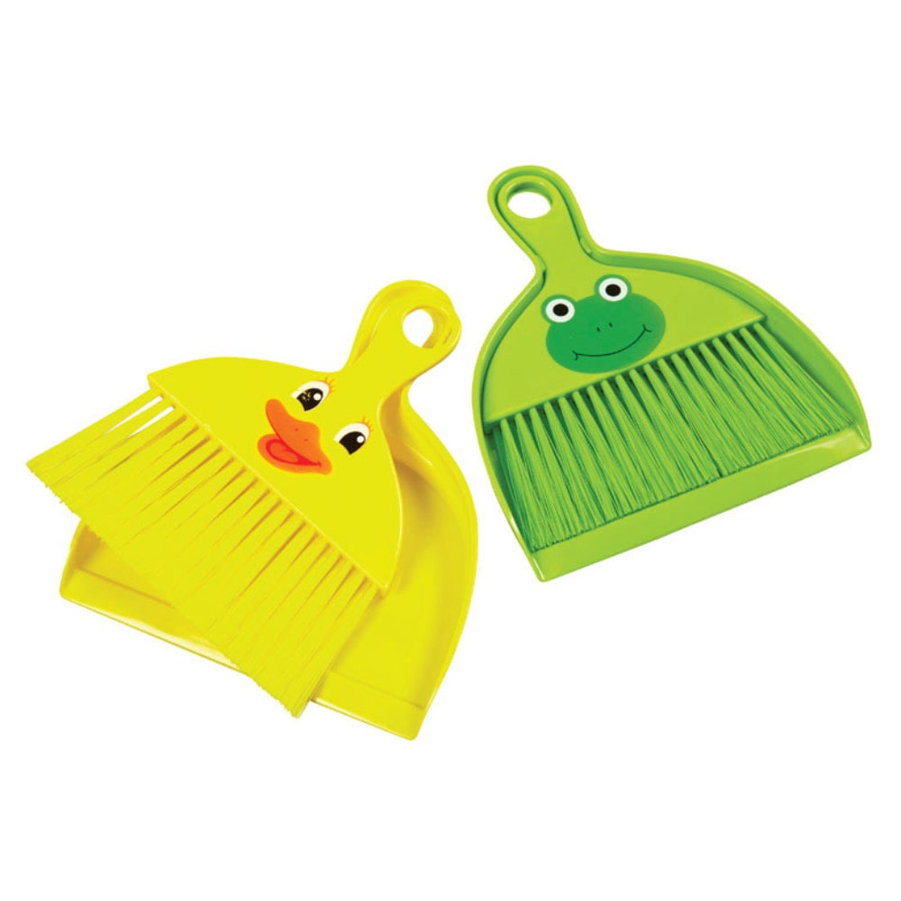 Diamond Visions  5.5 in. W Broom with Dustpan Set for Kids Pack of 36