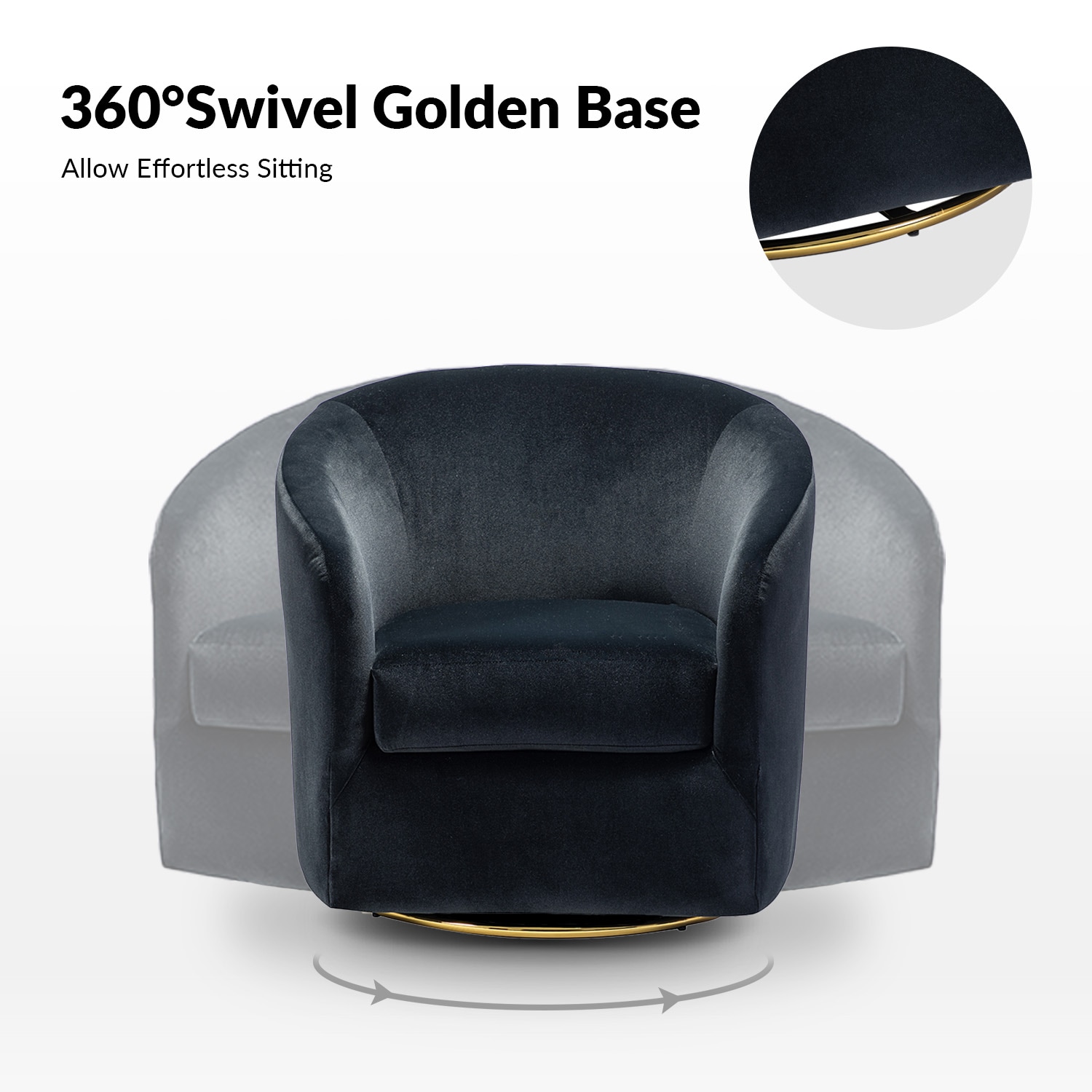 14 Karat Home CHM0240-BLACK chairs - View #3