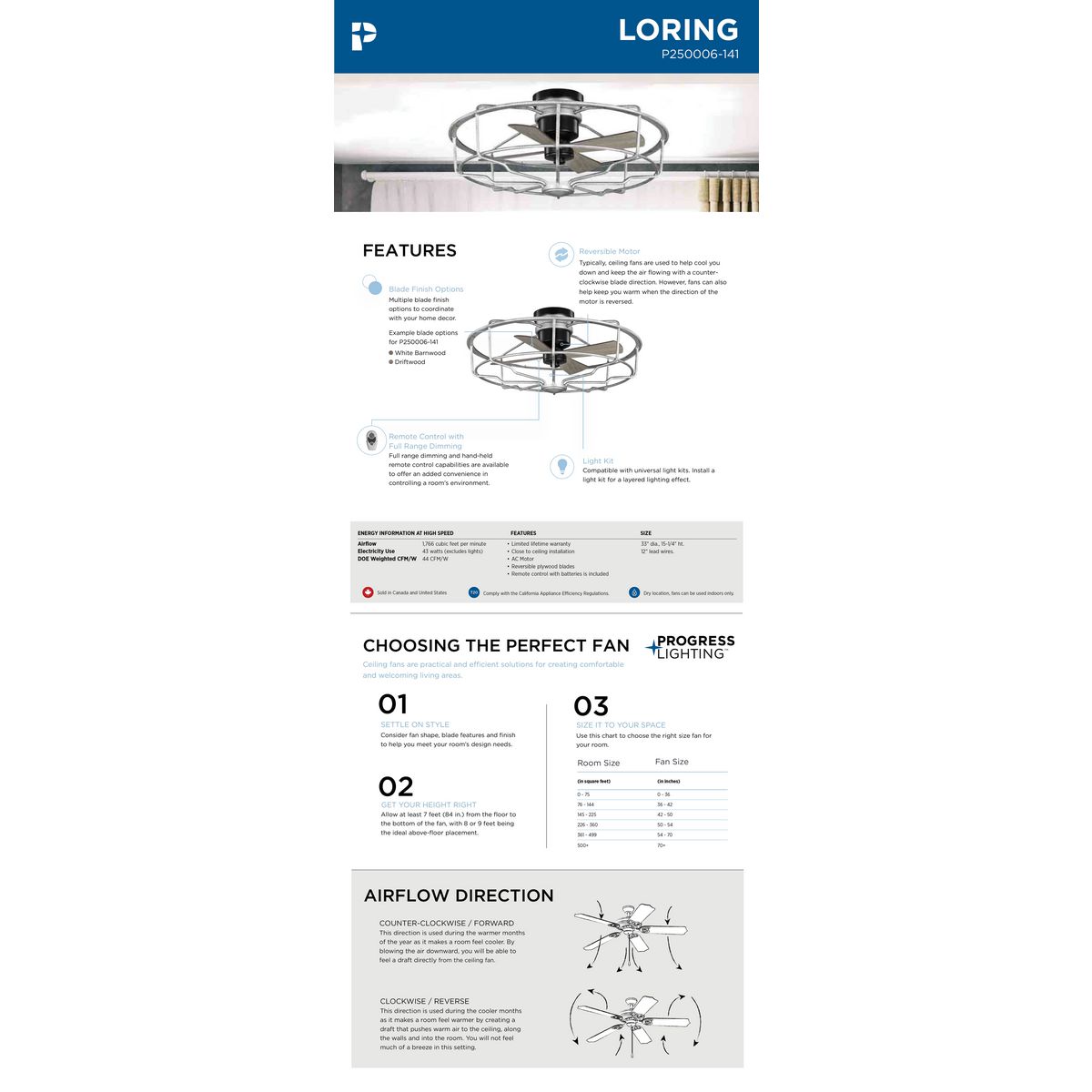 Progress Lighting P250006-141 Ceiling-Fans - View #8