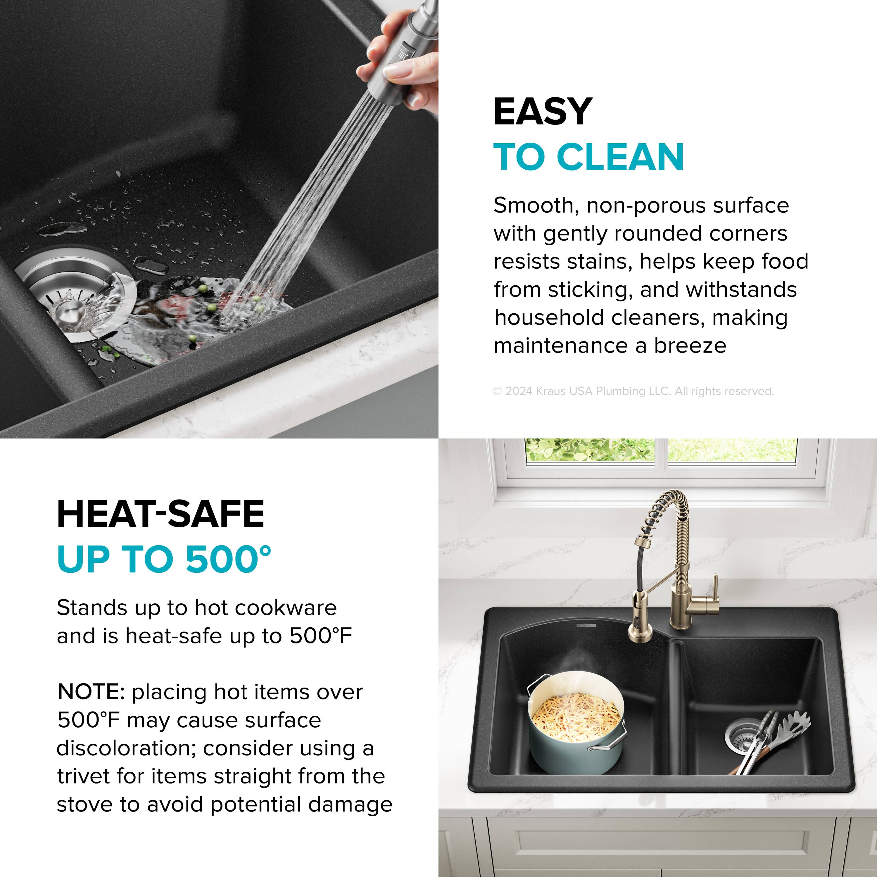 Kraus KGD-50BLACK Kitchen-Sinks - View #10